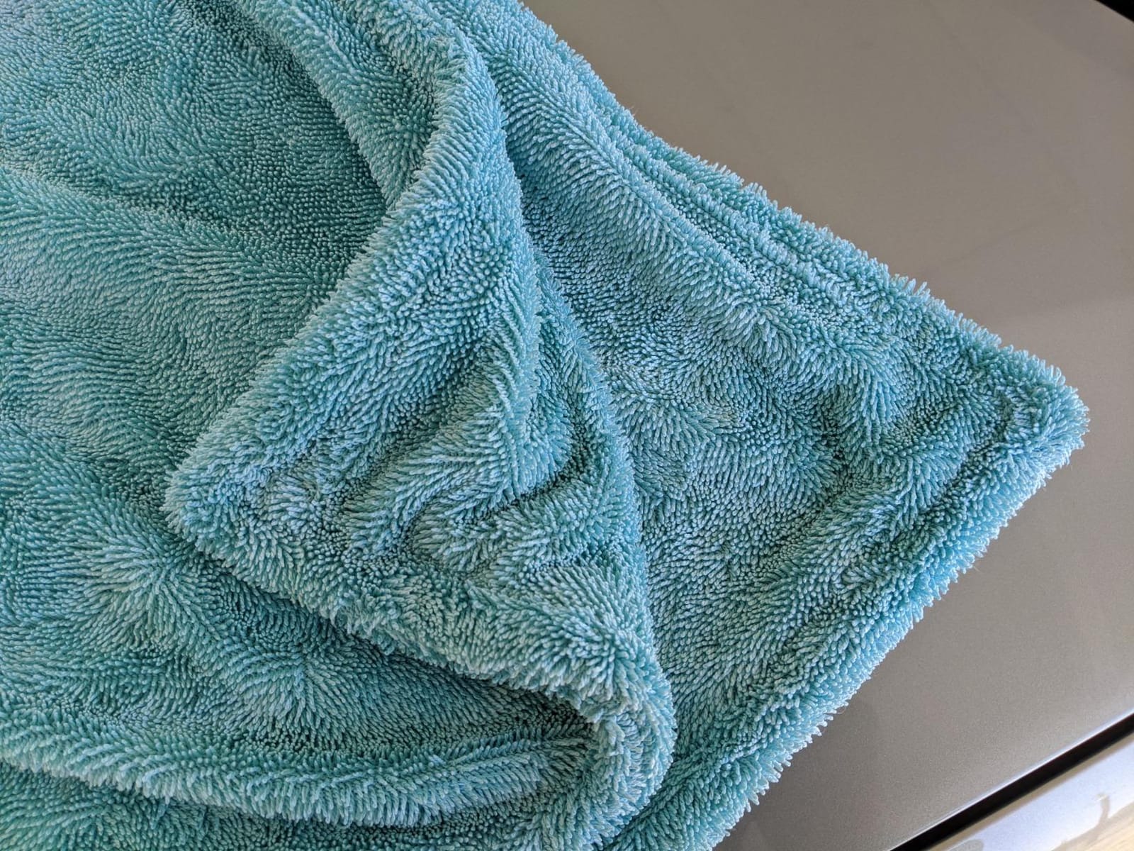 The Rag Company Liquid8r Car Drying Towel, Aqua Blue, 25x36 in, 1-Pack customer photo 2
