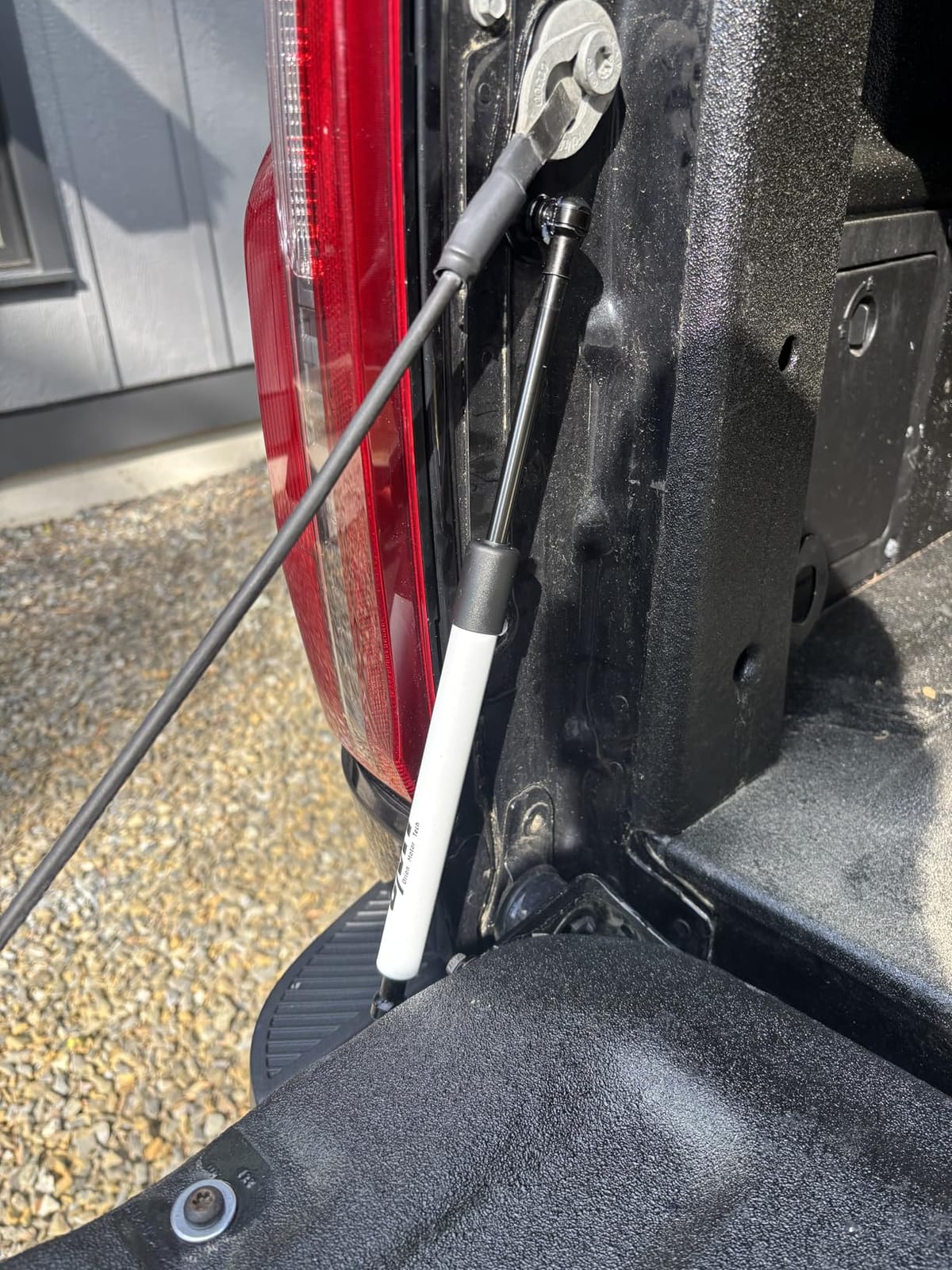 OMT Tailgate Assist Shock Compatible with 09-26 Ram 1500 2500 3500, Black customer photo 2