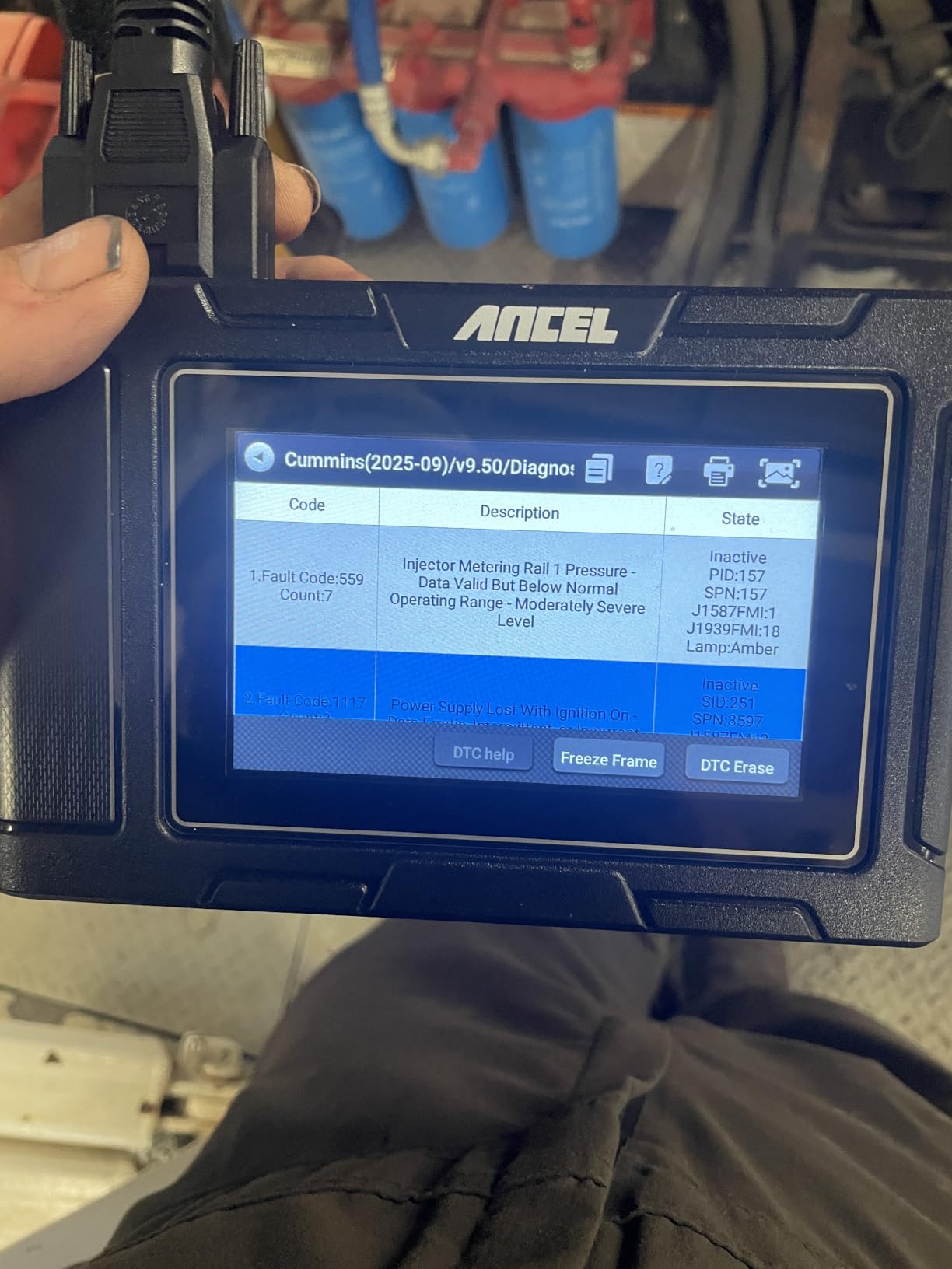 ANCEL FD500 OBD2 Scanner for Ford, Lincoln, Mercury, Battery Registration customer photo 1