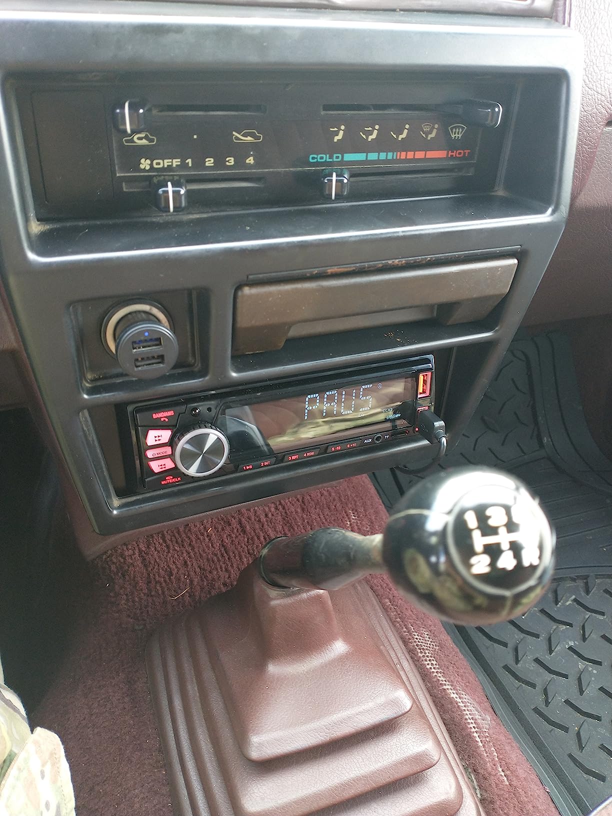 REAKOSOUND Car Radio Bluetooth Single DIN Stereo - FM, USB, AUX, APP, No CD customer photo 1