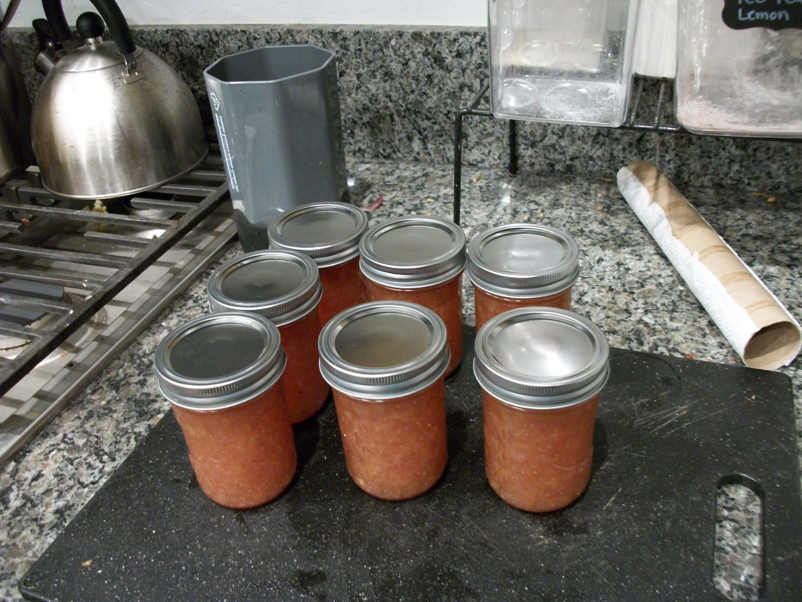 SKOCHE Mason Jars 8 oz 24 Pack Half Pint Canning Jars with Lids and Bands customer photo 2