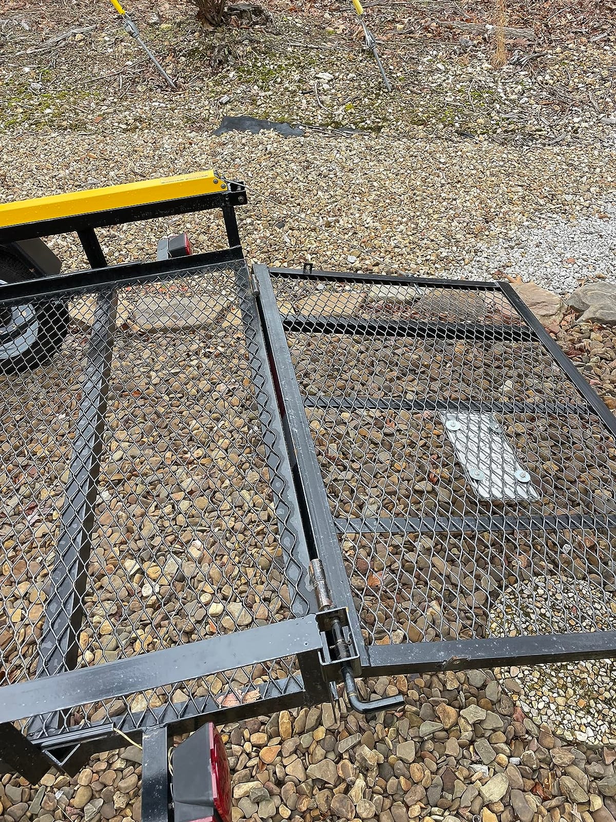 ECOTRIC 2-Sided Assist System Tailgate Utility Trailer Gate&Ramp w/ customer photo 1