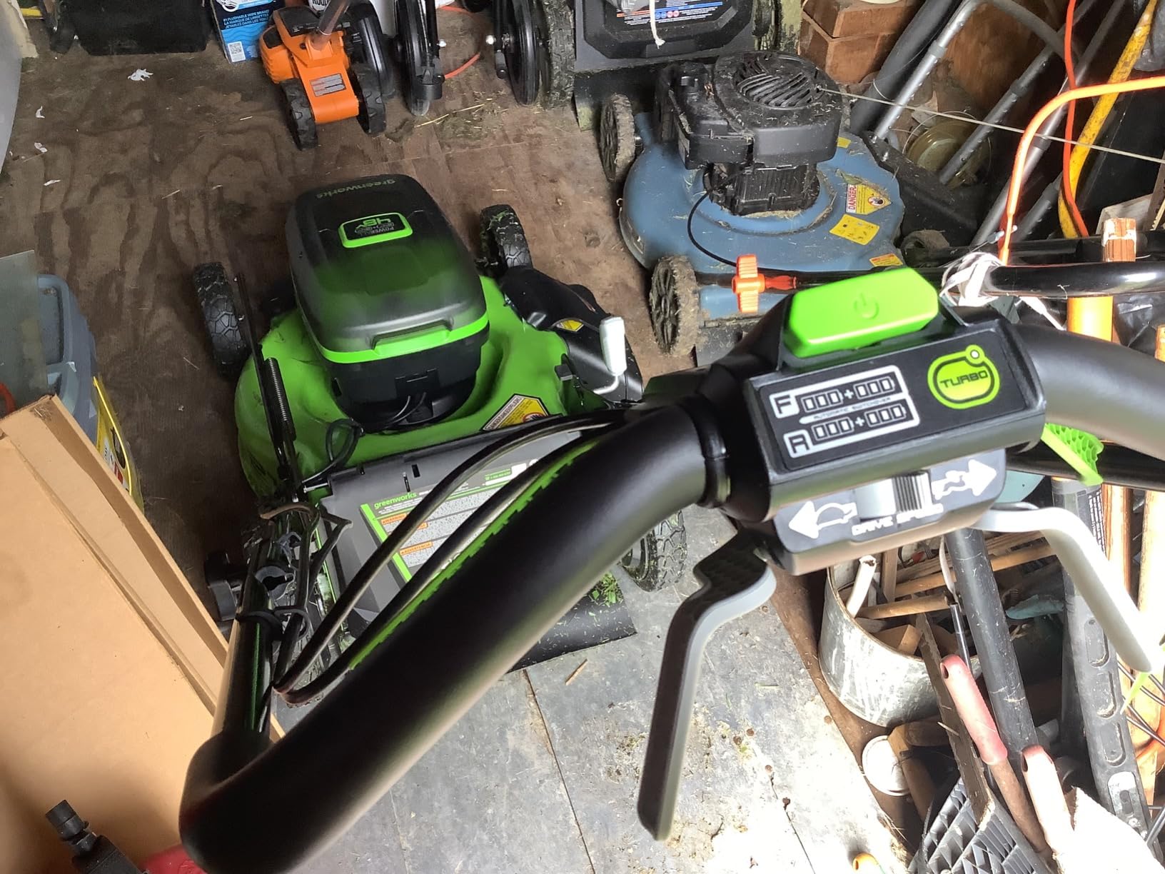 Greenworks 48V (24V x 2) 21in Self-Propelled Lawn Mower, Battery Kit customer photo 2