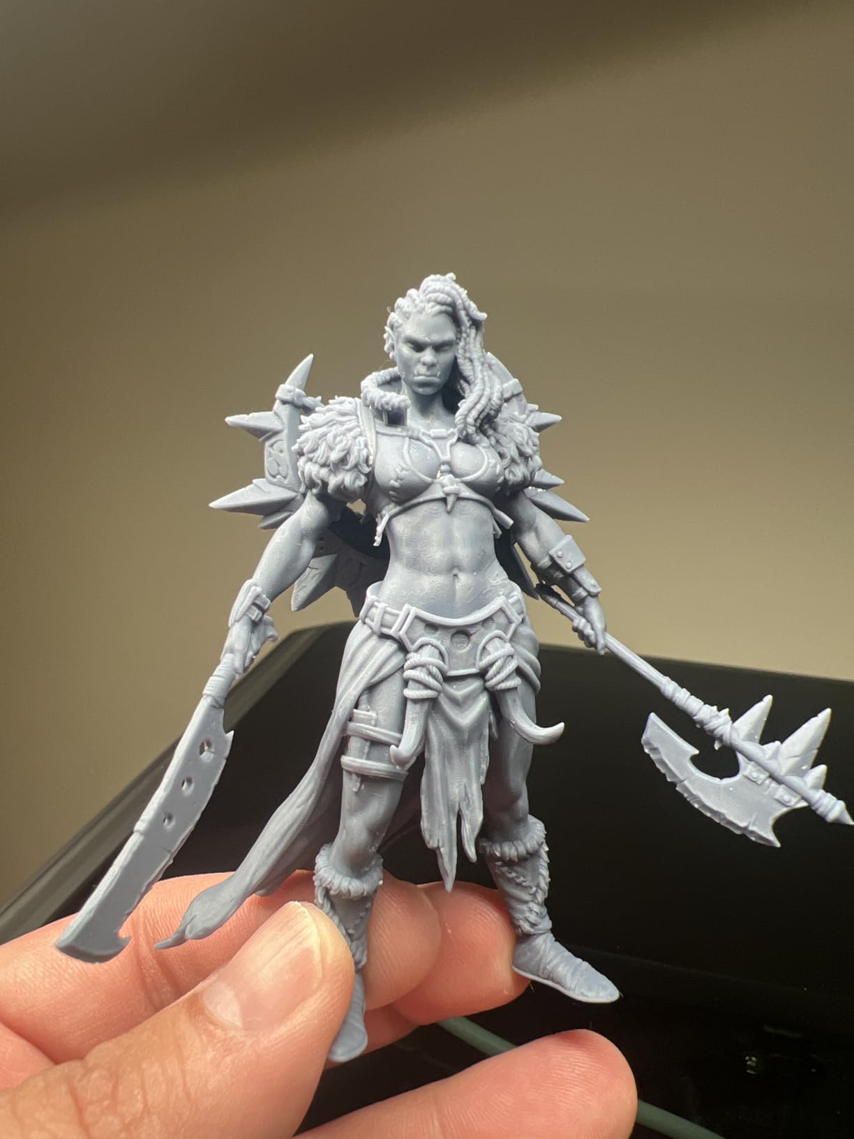 Siraya Tech Fast ABS-Like 3D Printer Resin, Non-Brittle, Navy Grey, 1kg customer photo 1