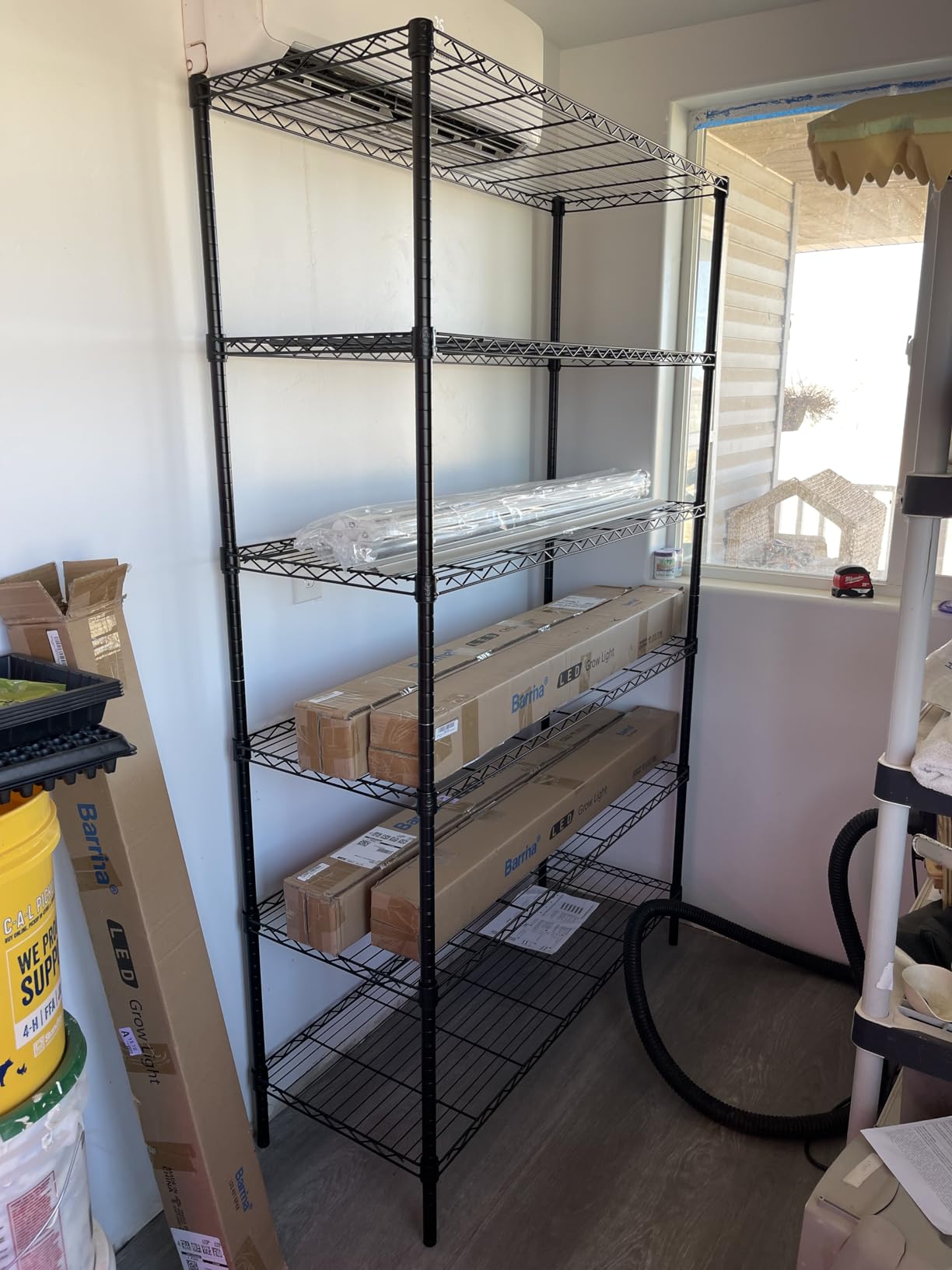 FDW | 6-Tier Wire Shelf with Wheels | 45