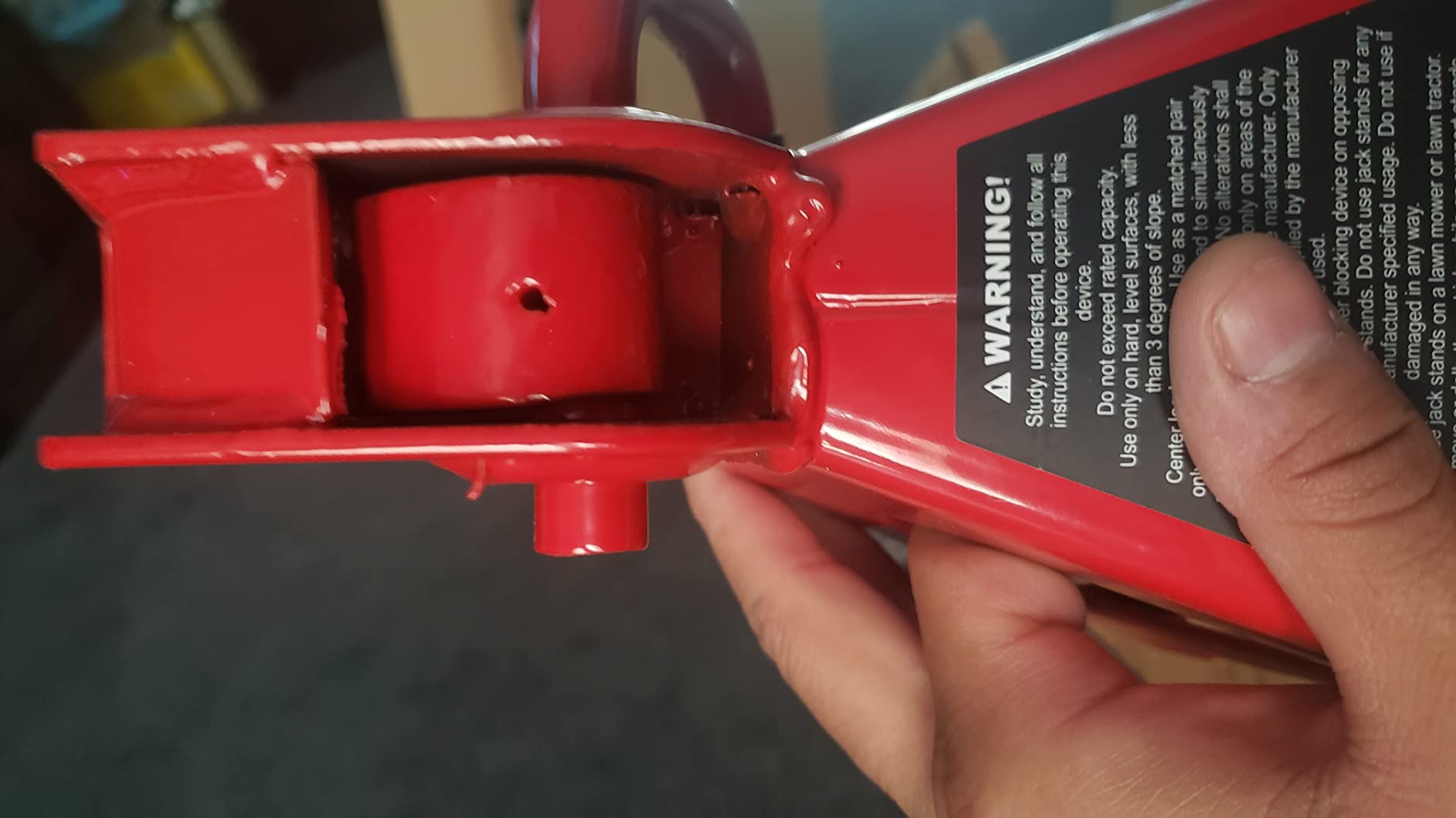 Jack Boss Jack Stands 3 Ton (6,000 LBs) Car Jack Stand Adjustable Lifting for Automotive Small SUV, Red, 2 Pack customer photo 2