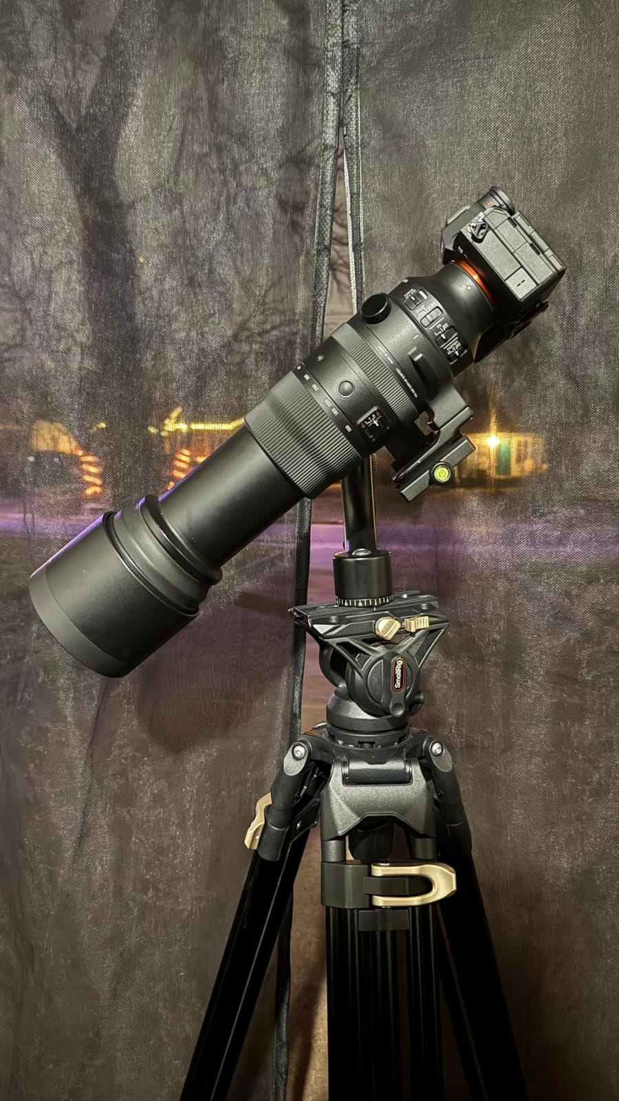 K&F CONCEPT Aluminum Alloy 360 Degree Panoramic Gimbal Tripod Head with 1/4'' Standard Quick Release Plate and Bubble Level,Load Capacity up to 20kg/44lbs customer photo 2