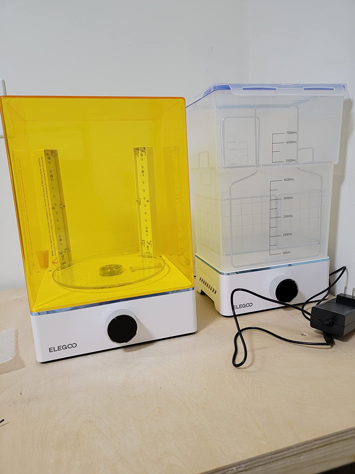 ELEGOO Mercury X Bundle, Wash and Cure Machine for Large Resin 3D Printed Models, Compatible with Saturn, Mars MSLA 3D Printers customer photo 1
