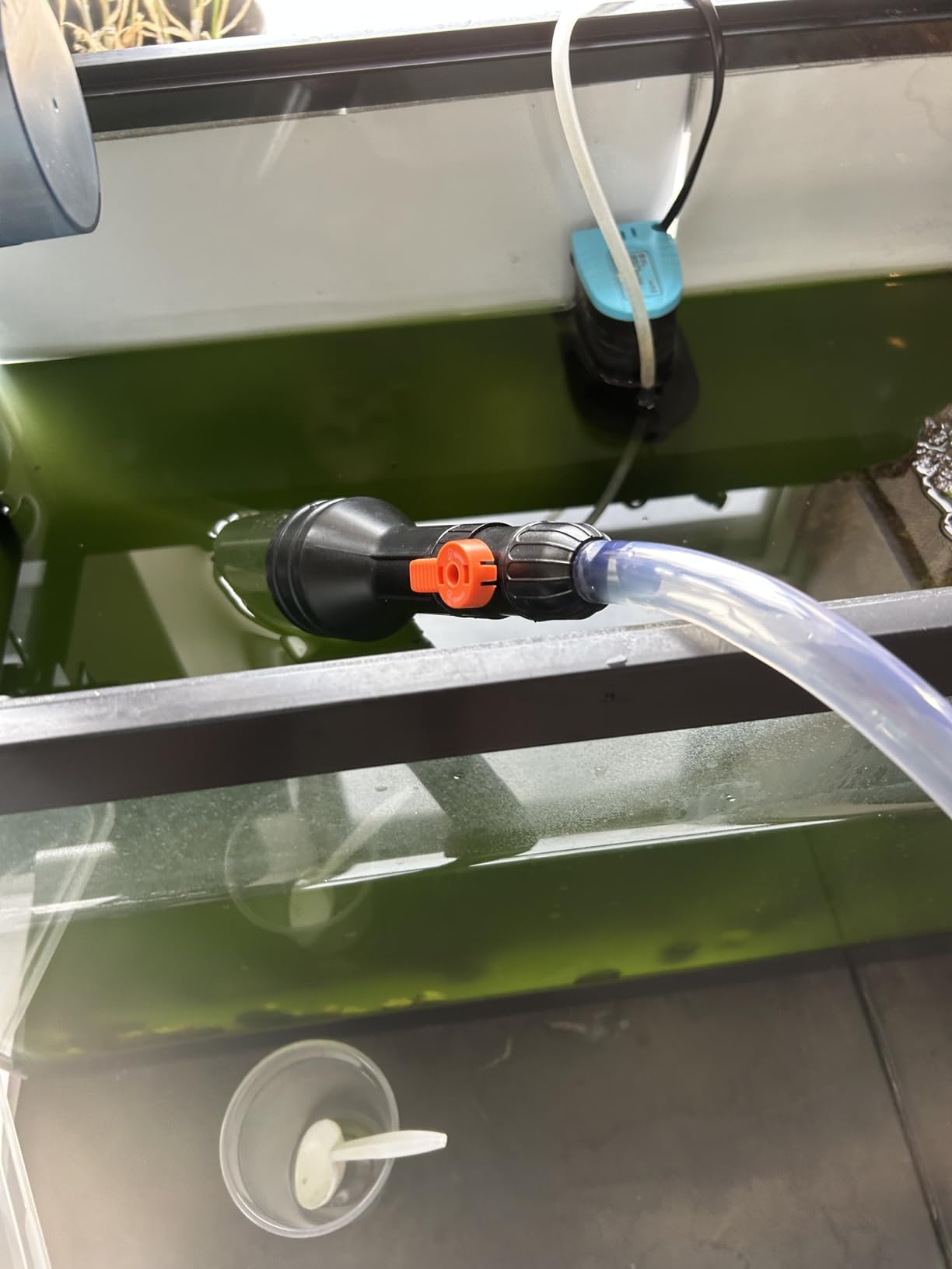 enomol Gravel Vacuum for Aquarium Water Changer Fish Tank Cleaning Tools,Siphon Universal Quick Pump Aquarium Water Changing (30ft) customer photo 2