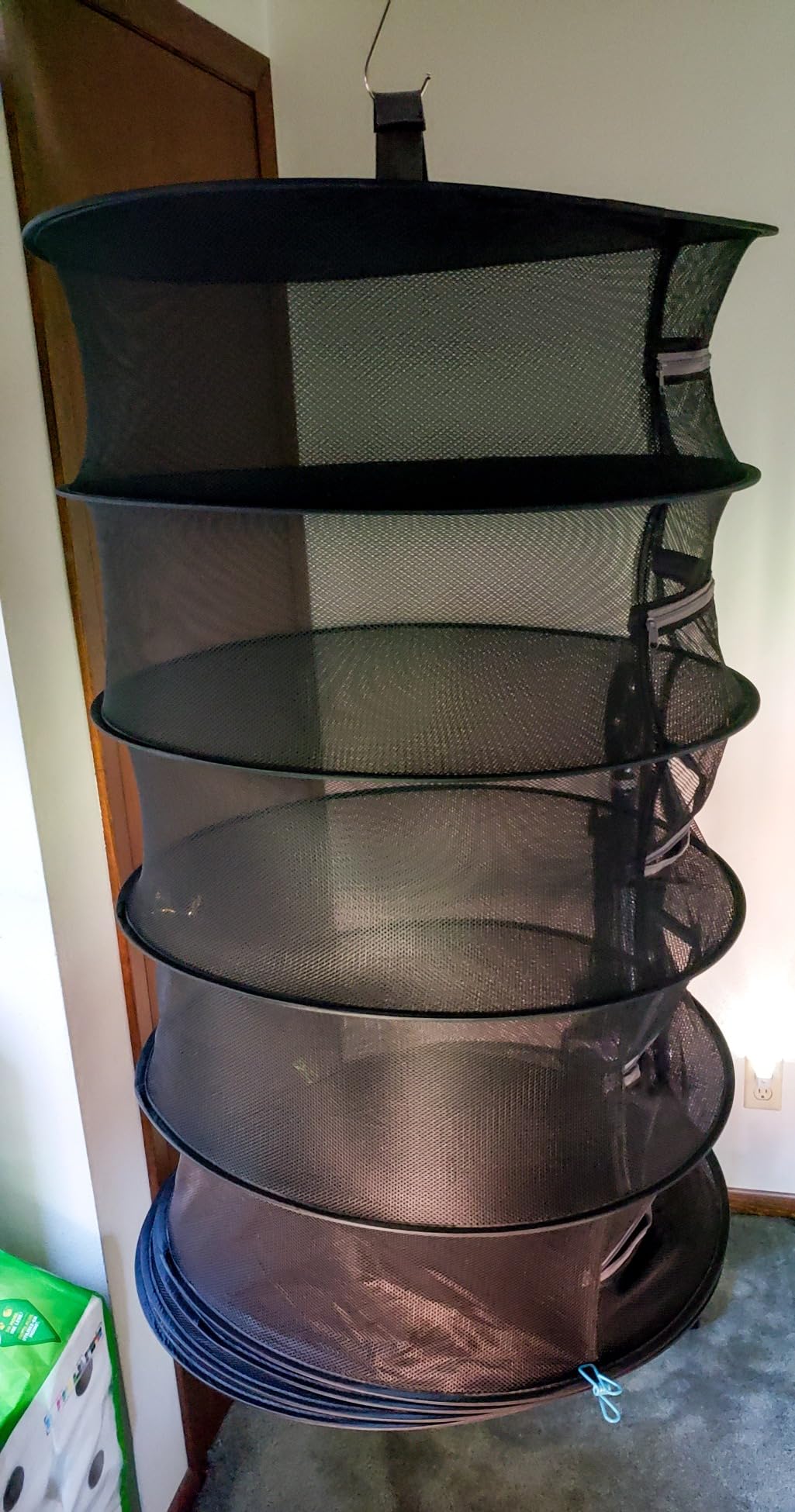 AC Infinity Herb Drying Rack 4-Layer, Collapsible Mesh Hanging Dryer Net customer photo 2