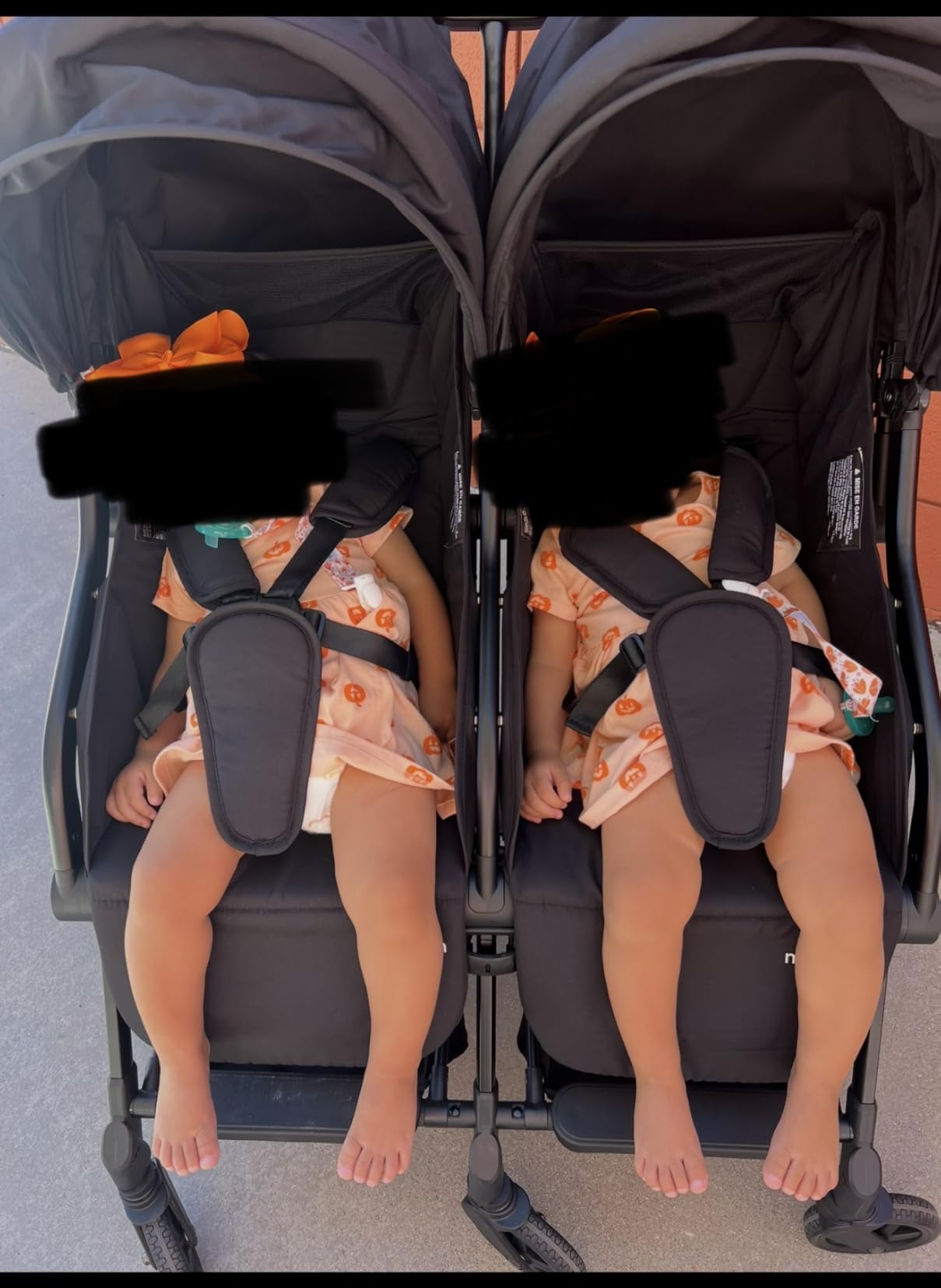 Mompush Lithe Double Stroller, Lightweight Side by Side, Infant & Toddler customer photo 1