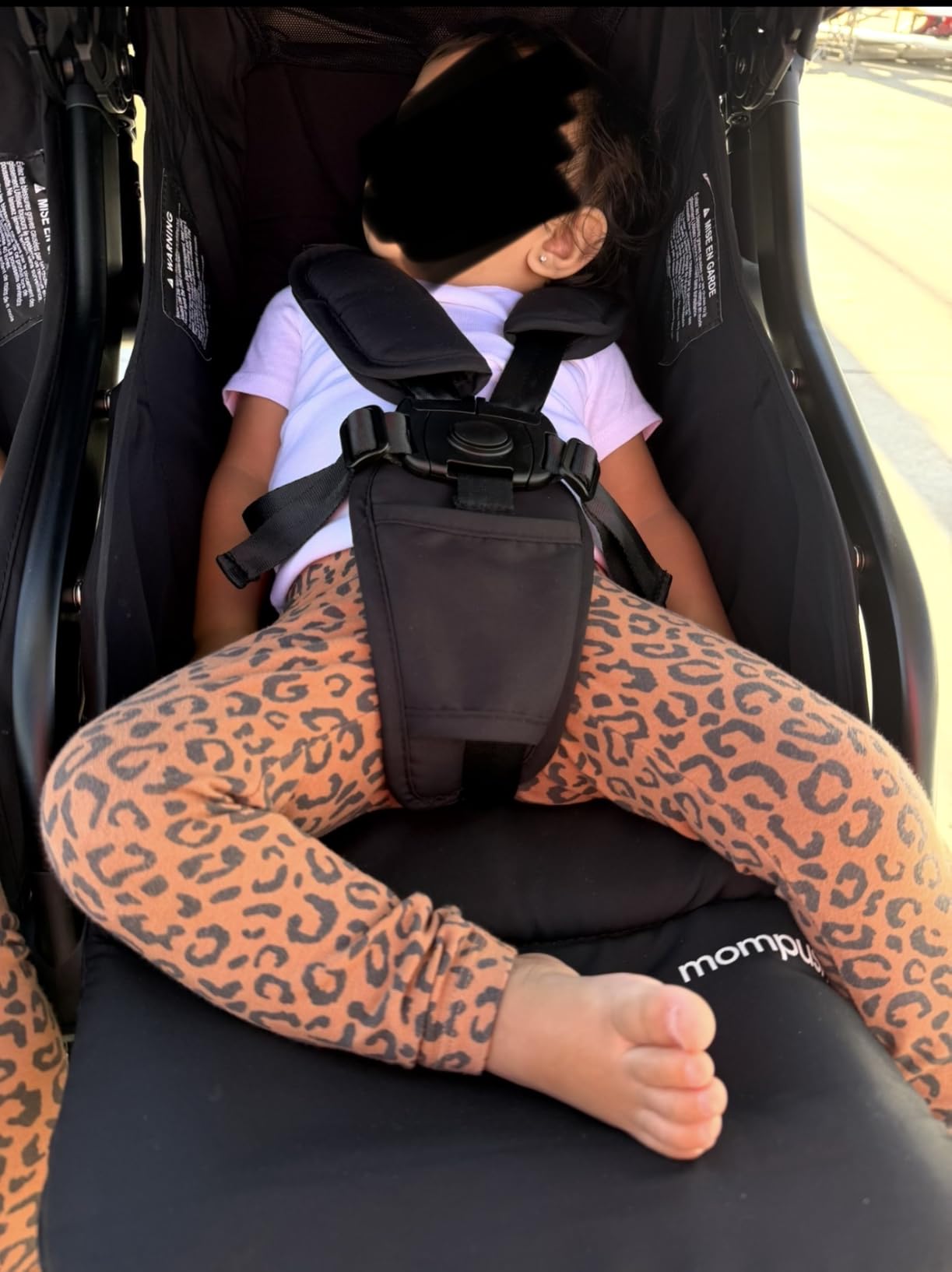 Mompush Lithe Double Stroller, Lightweight Side by Side, Infant & Toddler customer photo 2