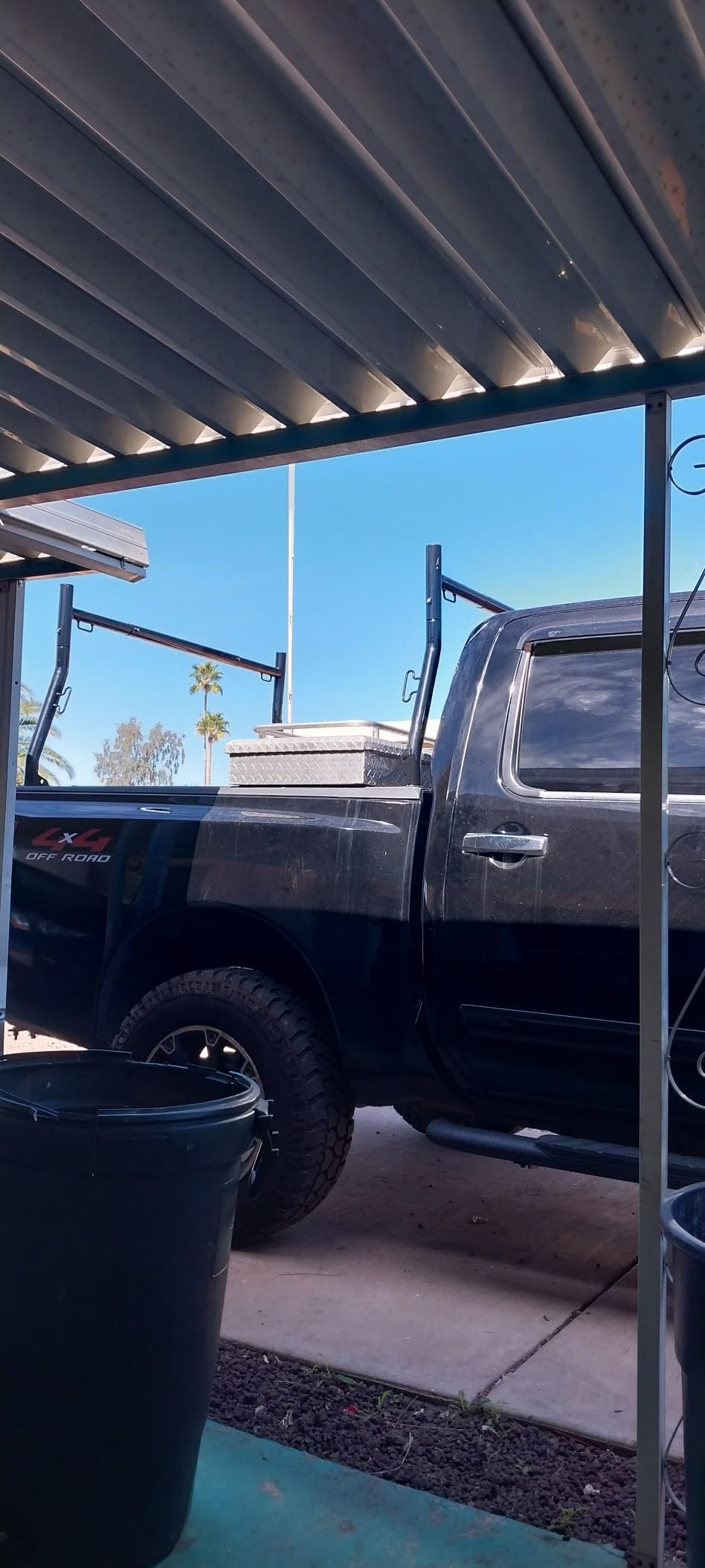 Ladder Rack for Truck Non-Drilling, 800 lbs Capacity customer photo 2