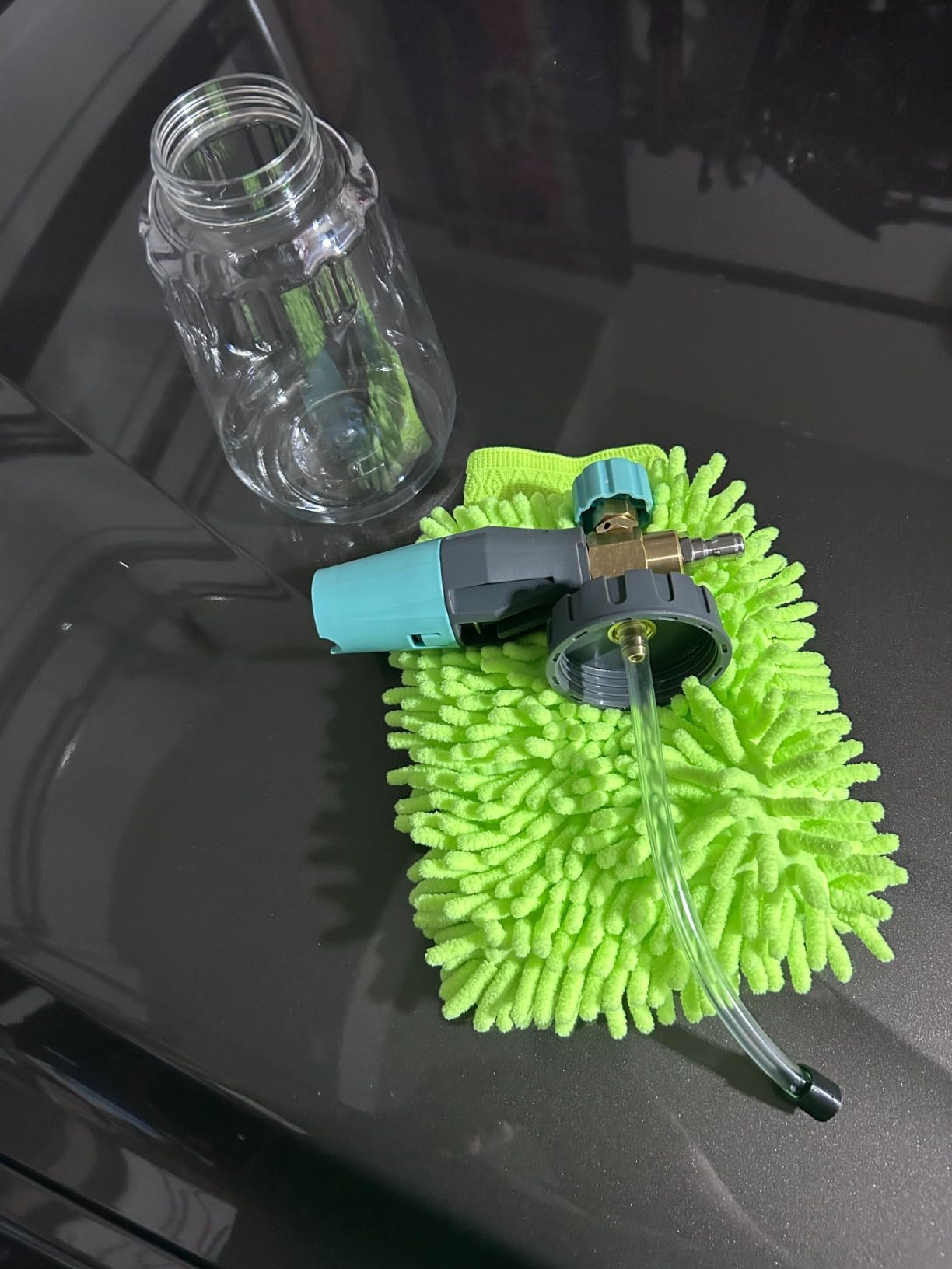 Sooprinse Foam Cannon, Adjustable Snow Foam Lance Transparent Body, Professional Car Foam Blaster with 1/4 Inch Quick Connector, 4000 PSI, 1L customer photo 2