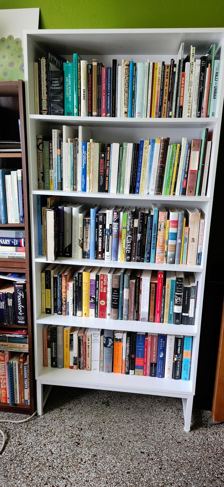Tribesigns Tall Bookcase Black Bookshelf, 70.8” Large Bookcases Organizer with LED Lights, Heavy Duty Free-Standing Library Bookshelf with 5-Tier Storage Shelves for Living Room, Bedroom (Black) customer photo 2