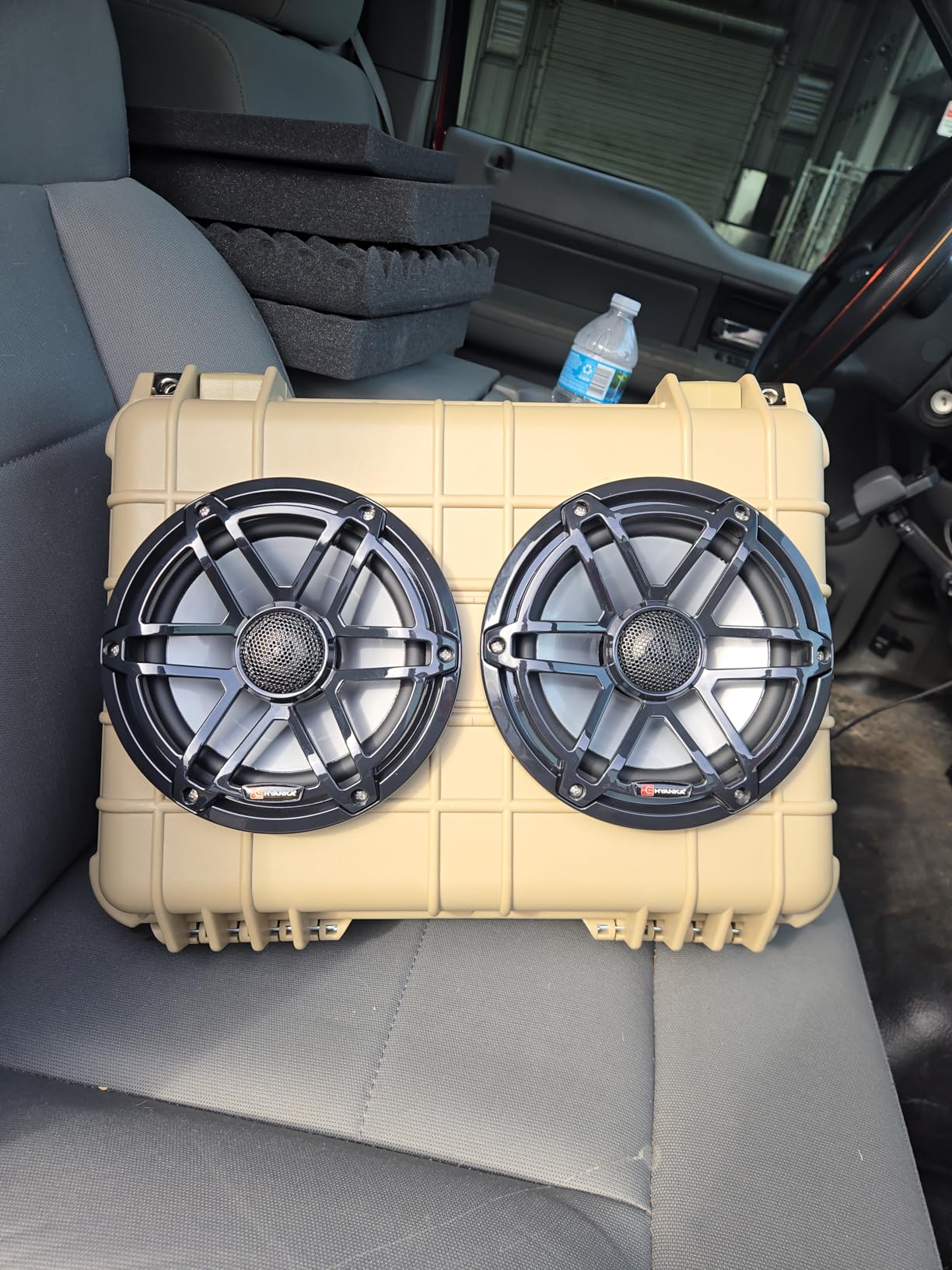 H YANKA HMS-65 6.5 Inch Marine Speakers, Waterproof, 750W, 7Color LED, Pair customer photo 2