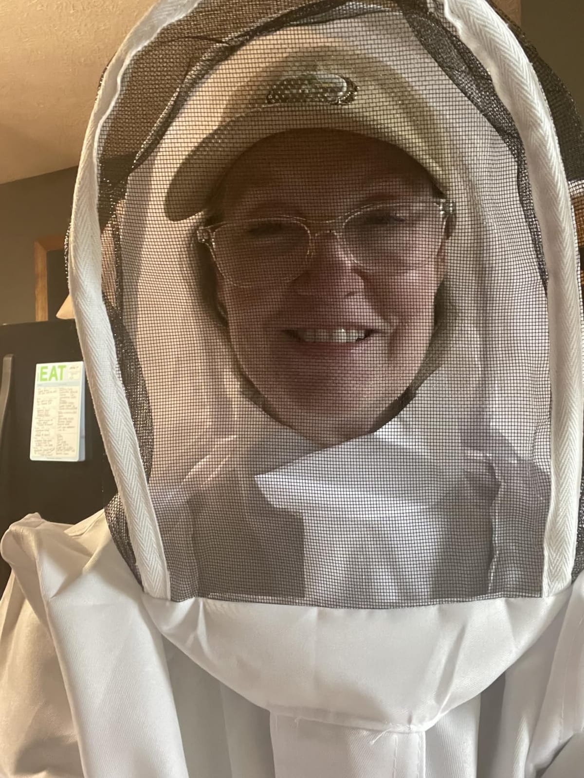 ANDES Sting Proof Bee Suit with Gloves & Fencing Veil, L(Fits 5'7