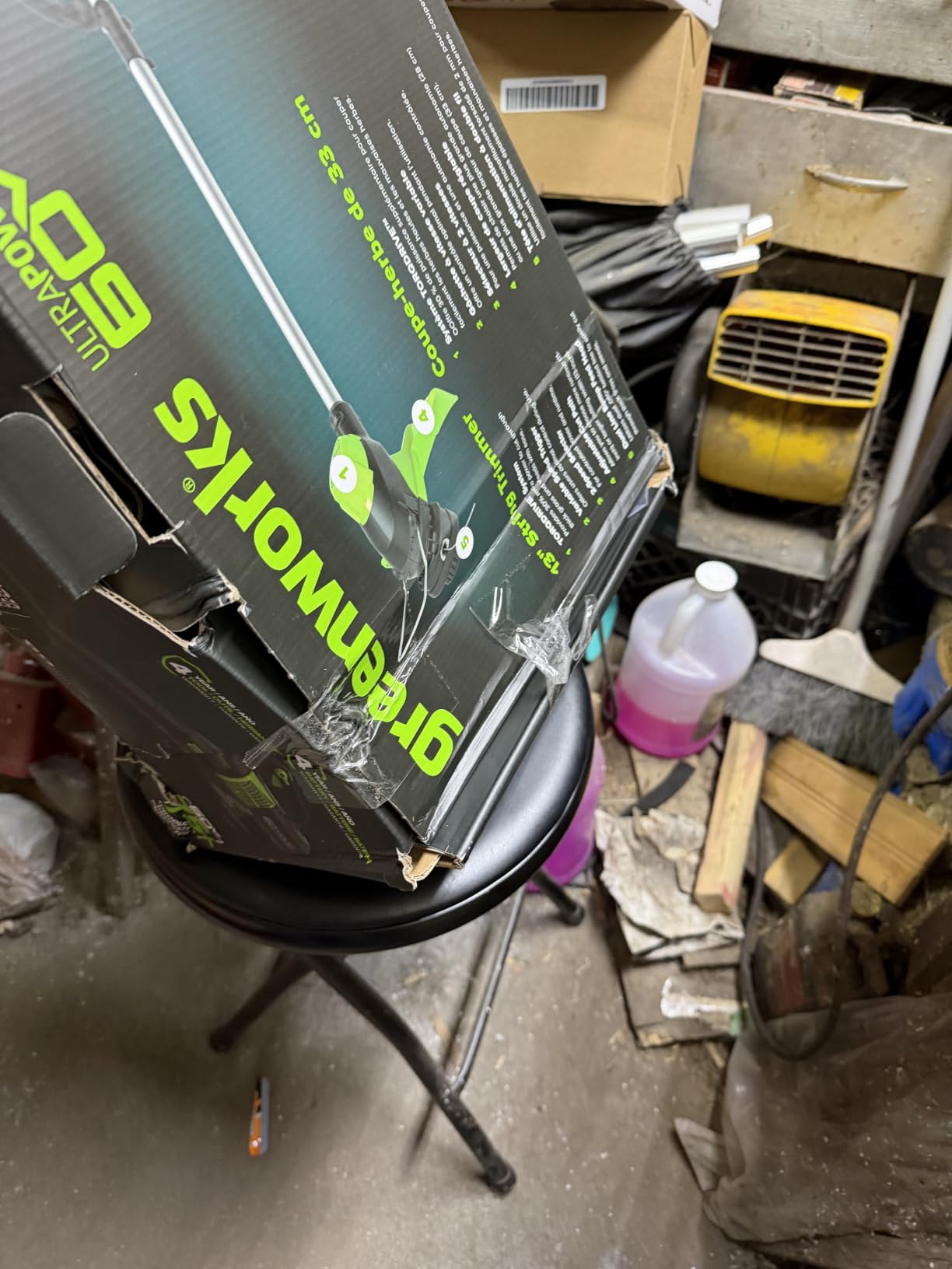 Greenworks 60V 13 in String Trimmer & 540 CFM Blower Combo, 4.0 Ah Battery customer photo 2