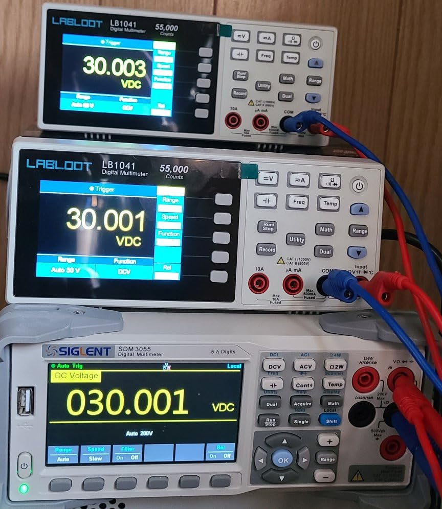 LB1041 Bench Digital Multimeter 55000 Counts DC/AC Voltmeter Ammeter HZ Temp Diode Continuity Tester Desktop Multimeters customer photo 1
