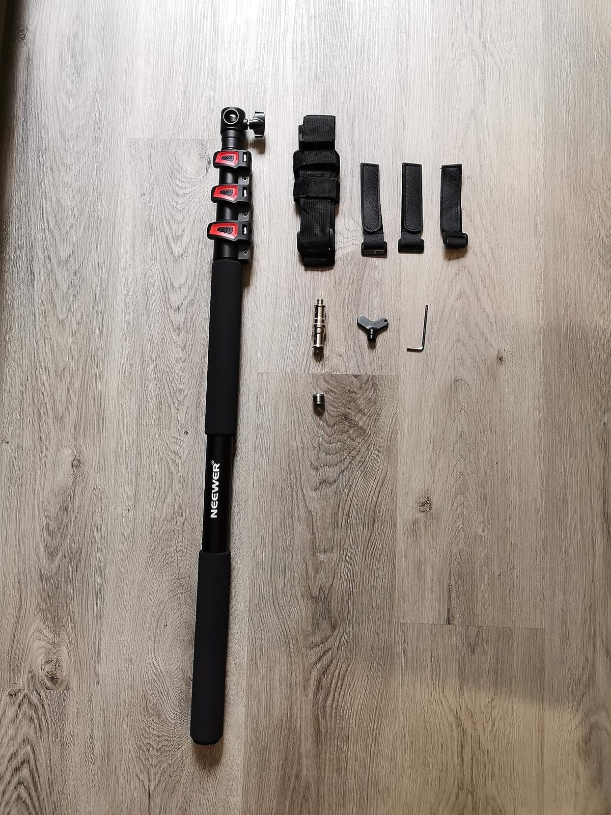 NEEWER 7.5ft/230cm Boom Pole Stand, Portable Telescopic Aluminum, MS-230C customer photo 2