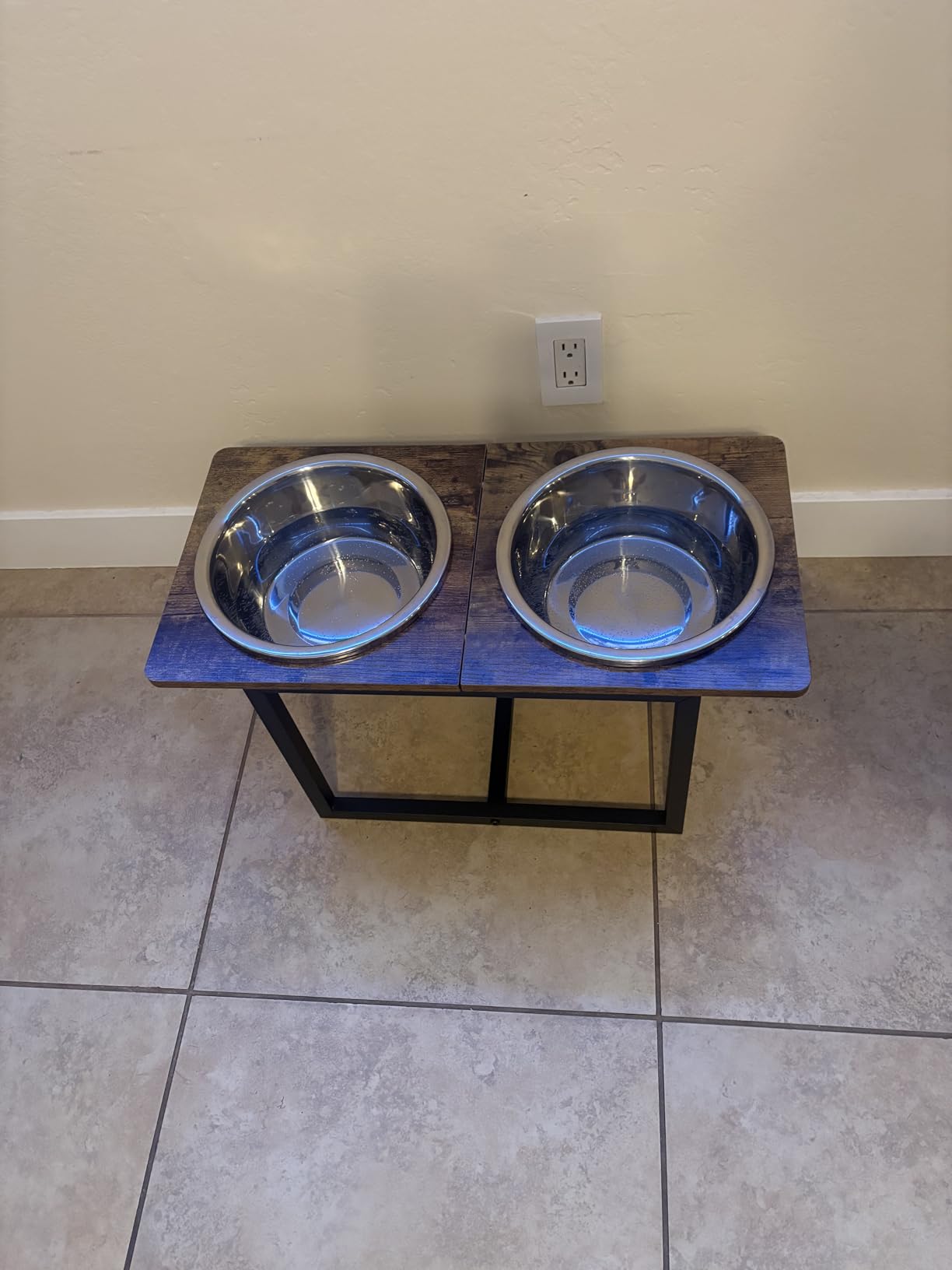 Spacnom Elevated Dog Bowls, Raised Dog Bowls Stand for Large Dogs customer photo 2