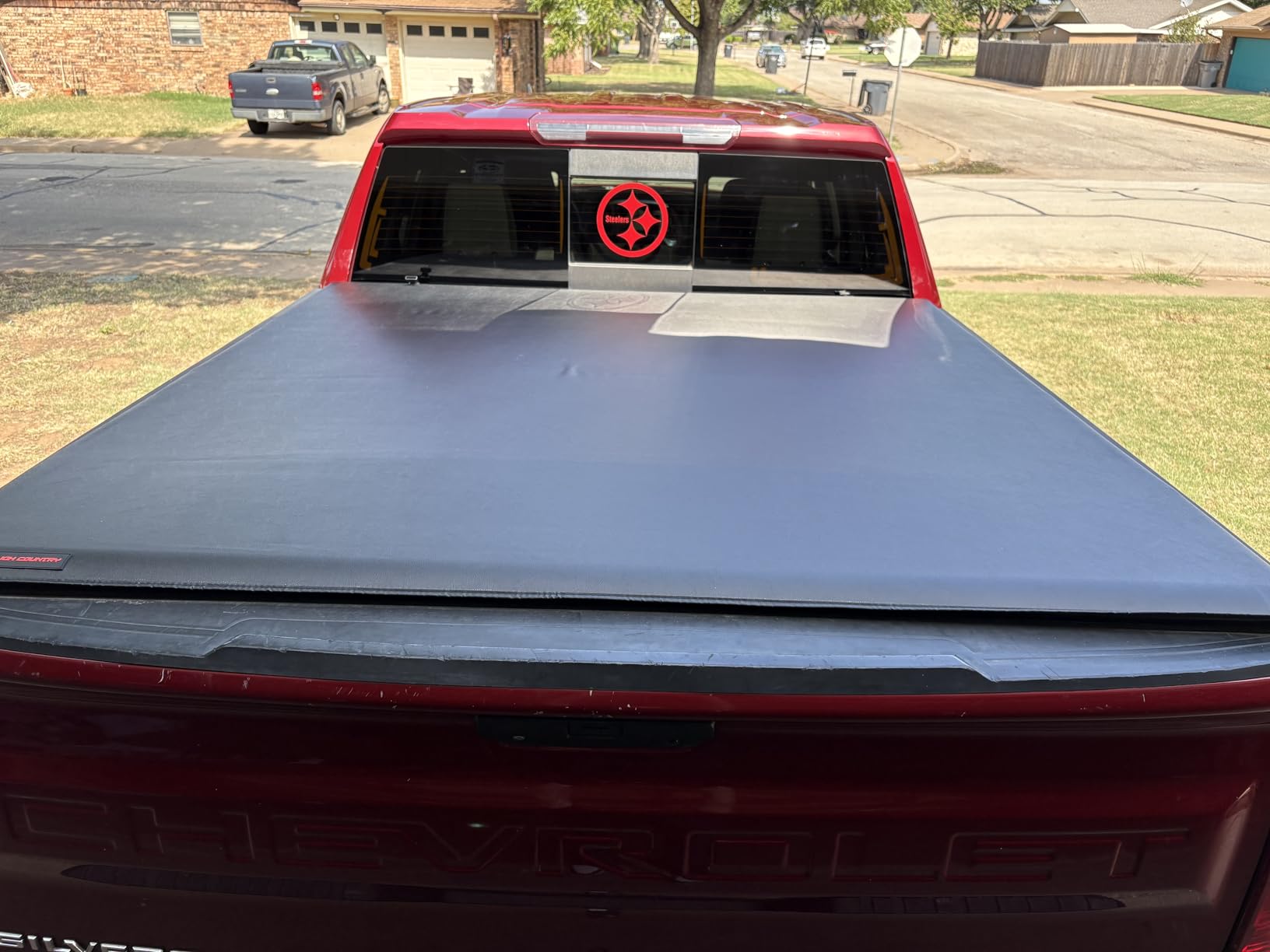 Rough Country Soft Roll Up Tonneau Cover for Chevy Silverado 1500 & GMC Sierra 1500 (2019–2026) – Marine-Grade Vinyl, No-Drill Install, Fits 5'10