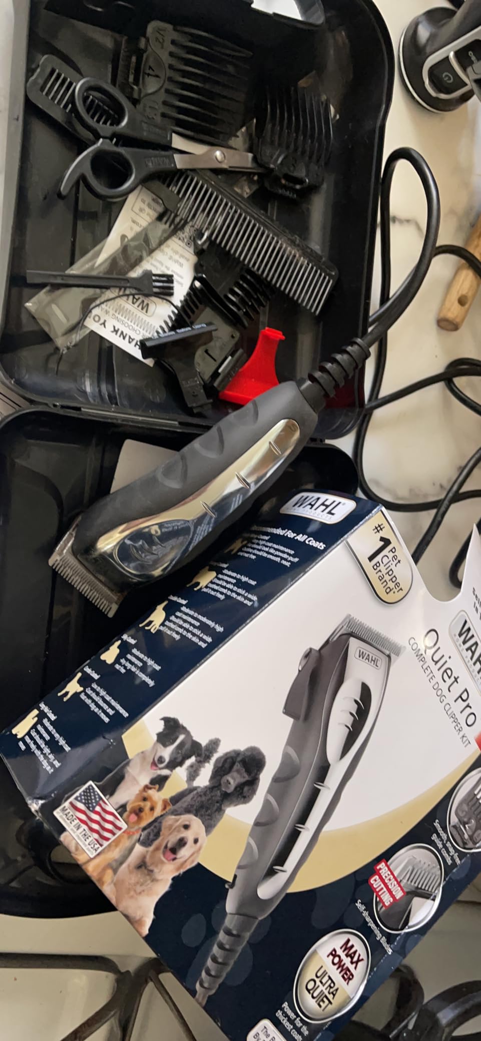 Wahl USA Heavy Duty Compact Quiet Pro Corded Dog Clippers for Home Grooming customer photo 2