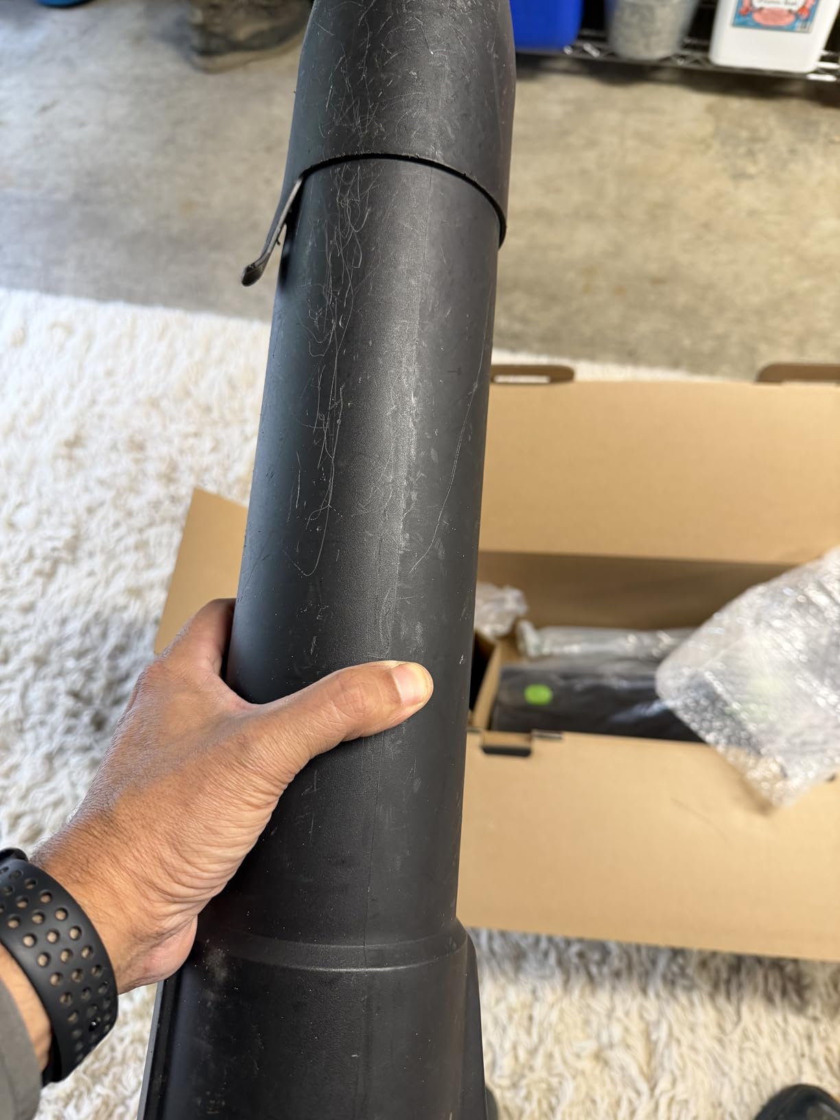 Greenworks 80V Electric Leaf Blower, 770 CFM, 4.0 Ah Battery and Charger customer photo 2