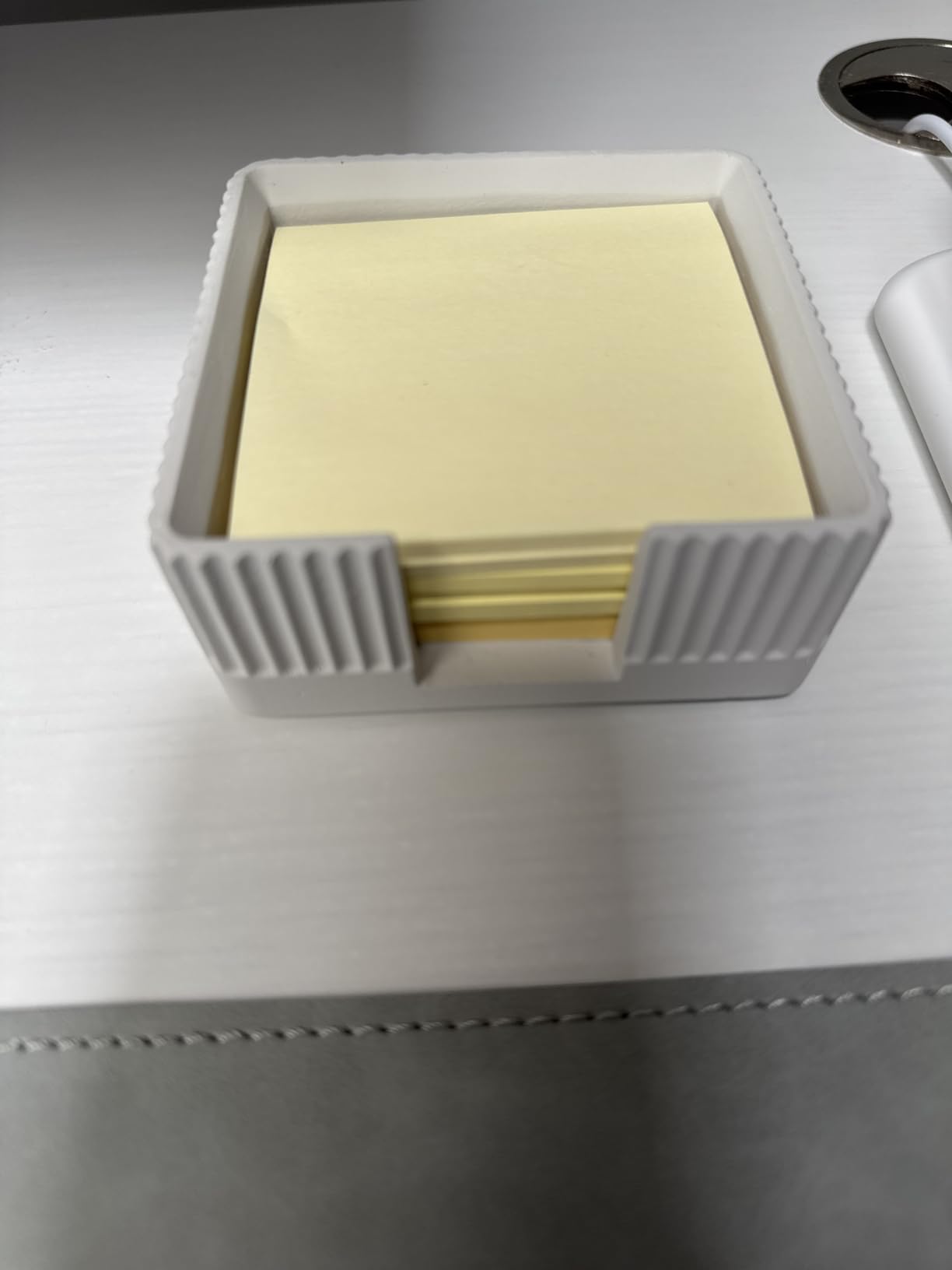 Aesthetic Desk Organizer Set of 3 - Sturdy Concrete Office Accessories customer photo 2