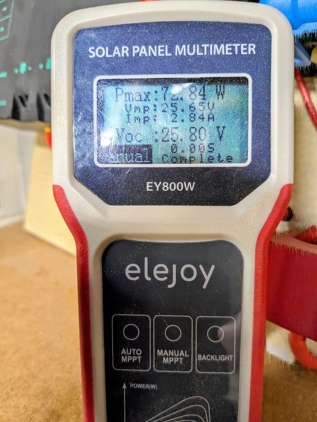 Solar Panel Tester/EY800W Solar Panel Meter/PV Testing Instrument Ultra Open Circuit Voltage Auto/Manual MPPT Clear LCD customer photo 1