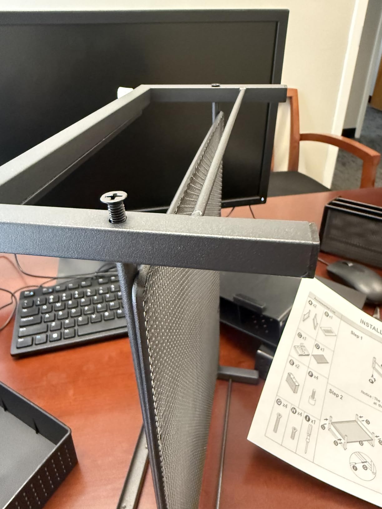 gianotter Monitor Stand with Drawer and 2 Pen Holders customer photo 1
