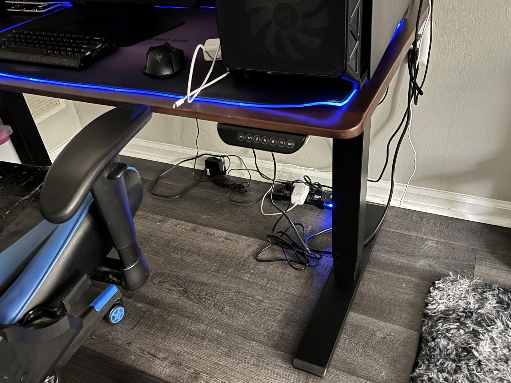 FLEXISPOT E6 MAX Dual Motor 3-Stage Electric Standing Desk, 55 x 28 customer photo 1