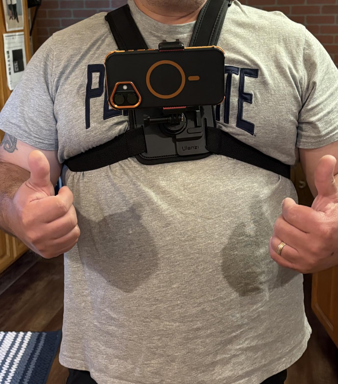ULANZI CM028 Adjustable Chest Mount Harness for Action Camera Phone customer photo 2
