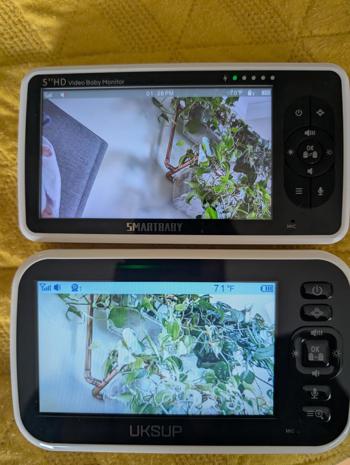 UKSUP Baby Monitor with Camera and Audio with 30 hrs Battery Life & No WiFi customer photo 2