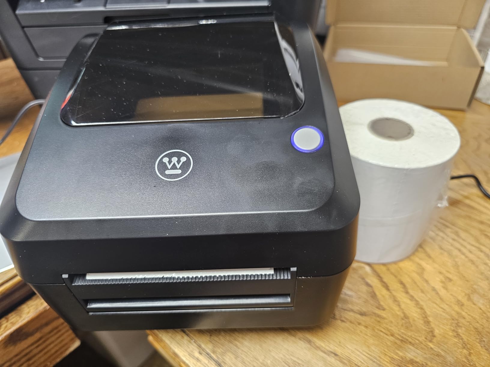 Westinghouse Thermal Shipping Label Printer USB, 4x6 Label Commercial Grade, Compatible with USPS, UPS, FedEx, Shopify, Amazon, Small Business, Desktop Label Printer for Packages, Includes Labels customer photo 1