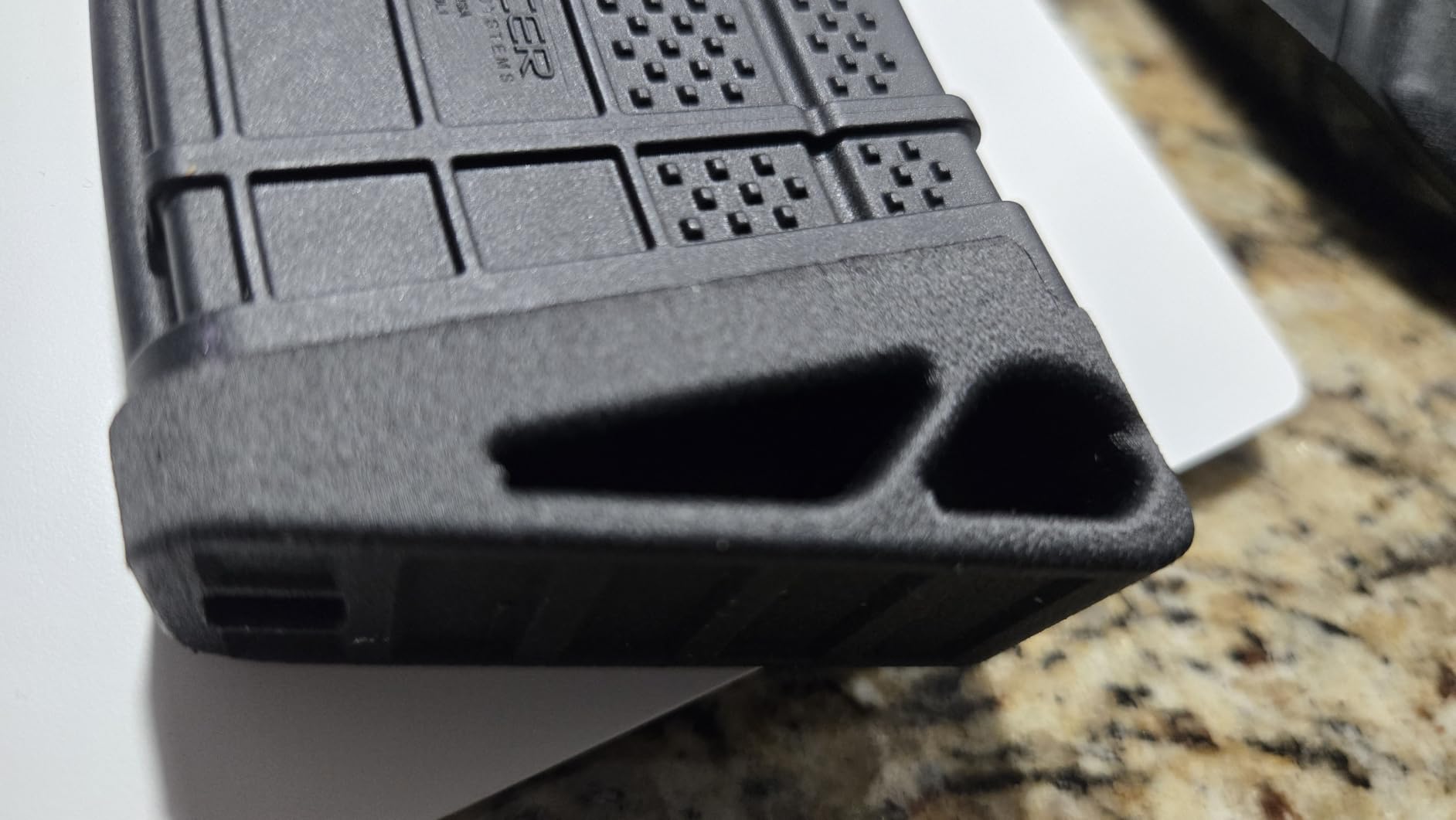 Polymaker Fiberon PA612-CF15 Carbon Fiber Nylon Filament 1.75mm, Black, 0.5kg customer photo 1