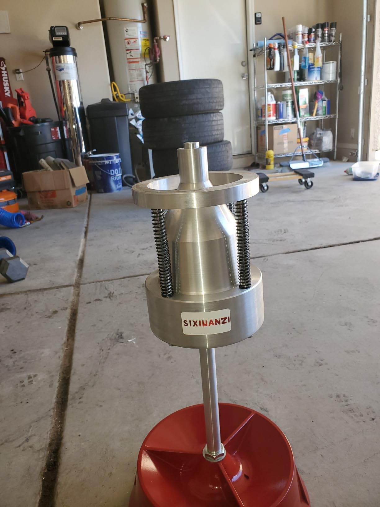 SIXIWANZI Tire Balancer, Portable Bubble Wheel Balancer for Cars Trucks customer photo 2