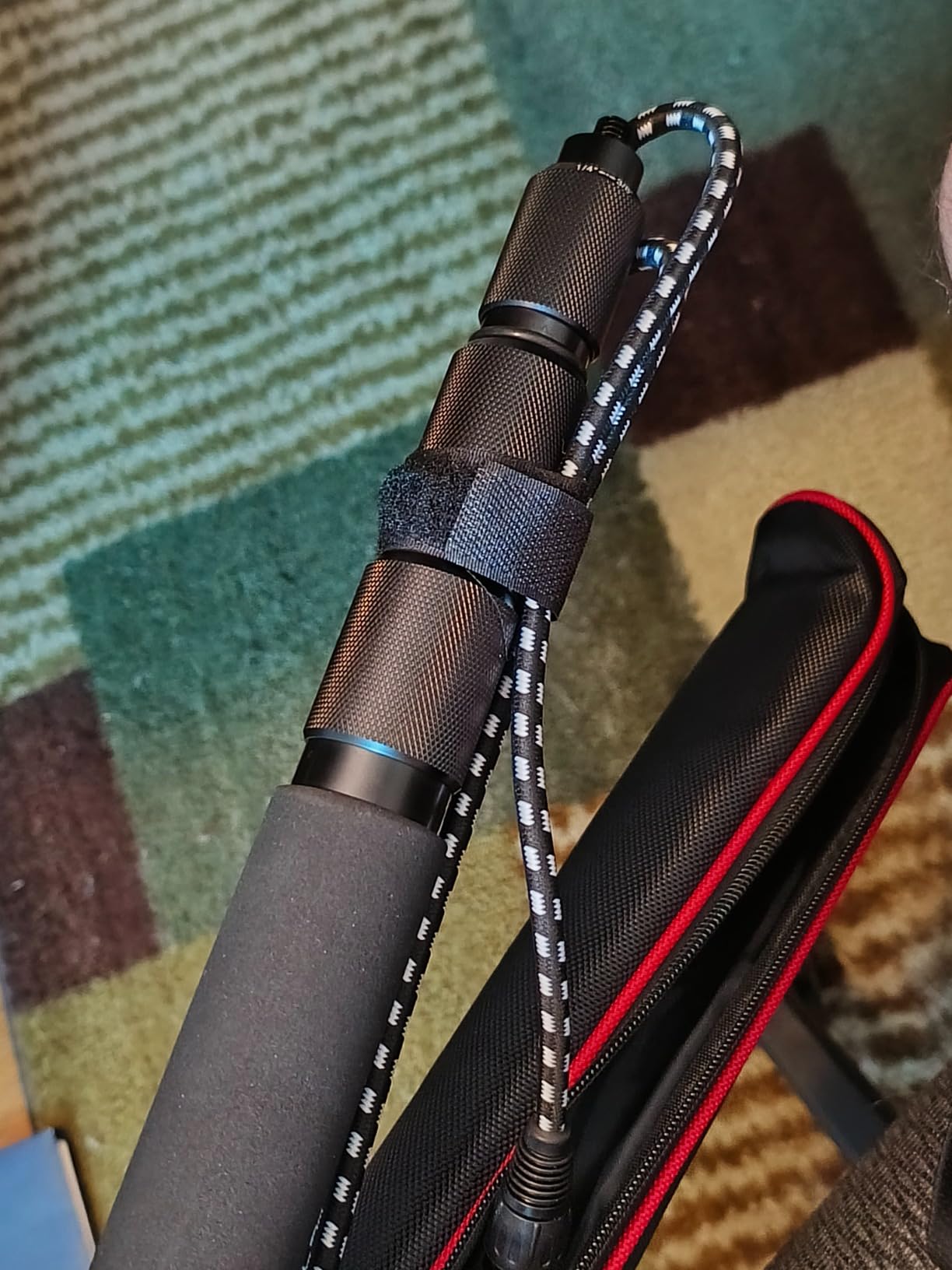 RAUBAY Microphone Boom Pole, Carbon Fiber, 3.6-9ft, 1/4