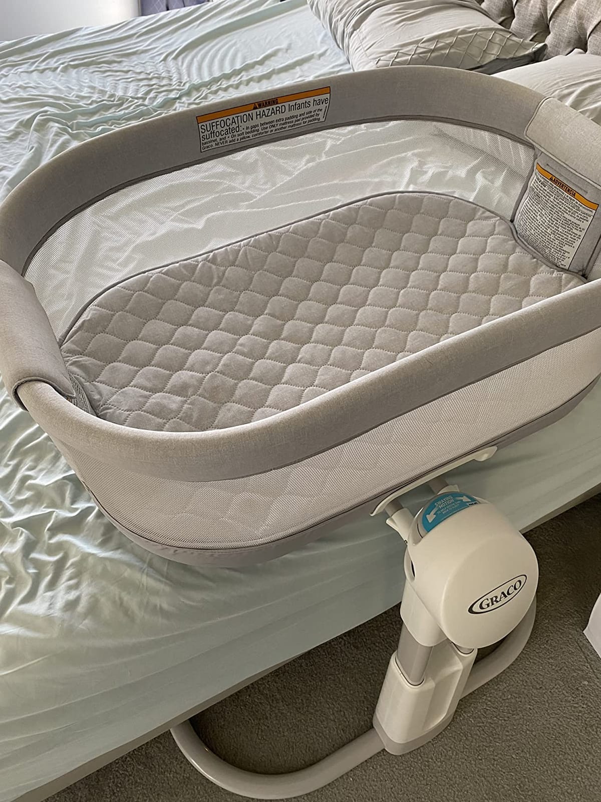 Graco DreamMore Bedside & Portable Bassinet, Willow customer photo 2