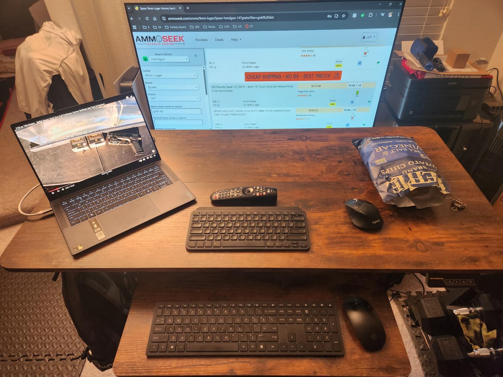 FLEXISPOT 71x32 Inch Electric Standing Desk, Black customer photo 1