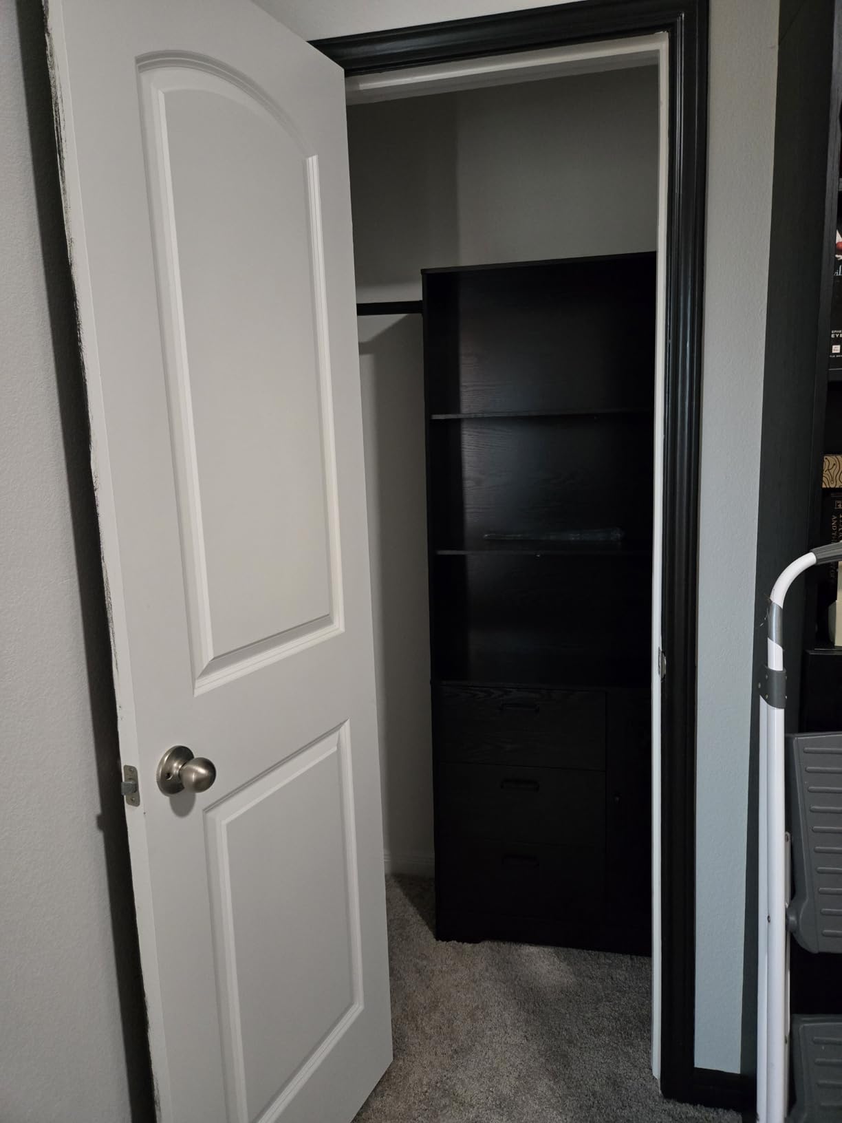 IRONCK 71 in Bookcase with Storage, Industrial Tall Bookshelf with Drawers customer photo 2