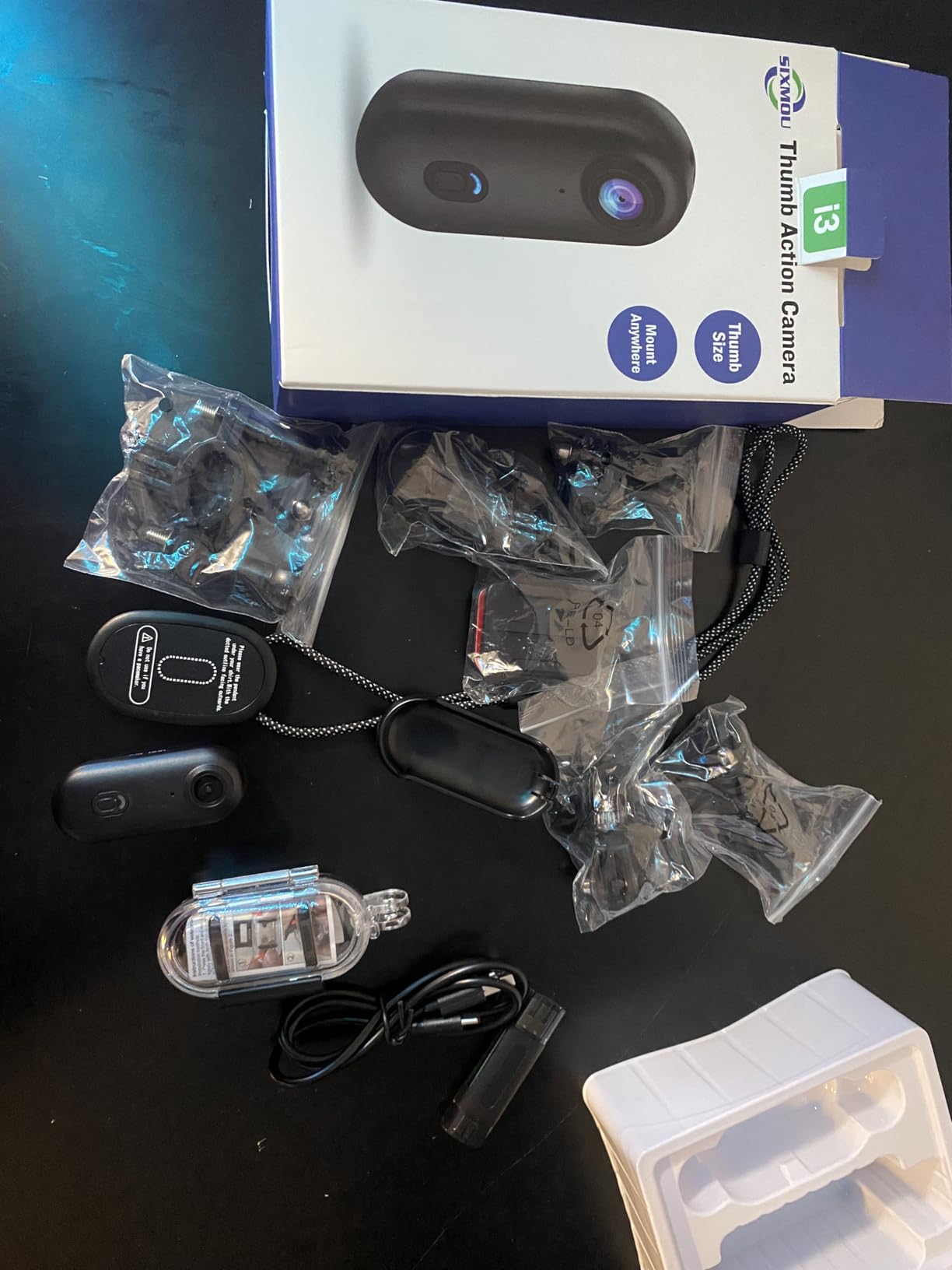 i3 4K Thumb Action Camera, Tiny Size, Mount Anywhere, Small Body Camera customer photo 2