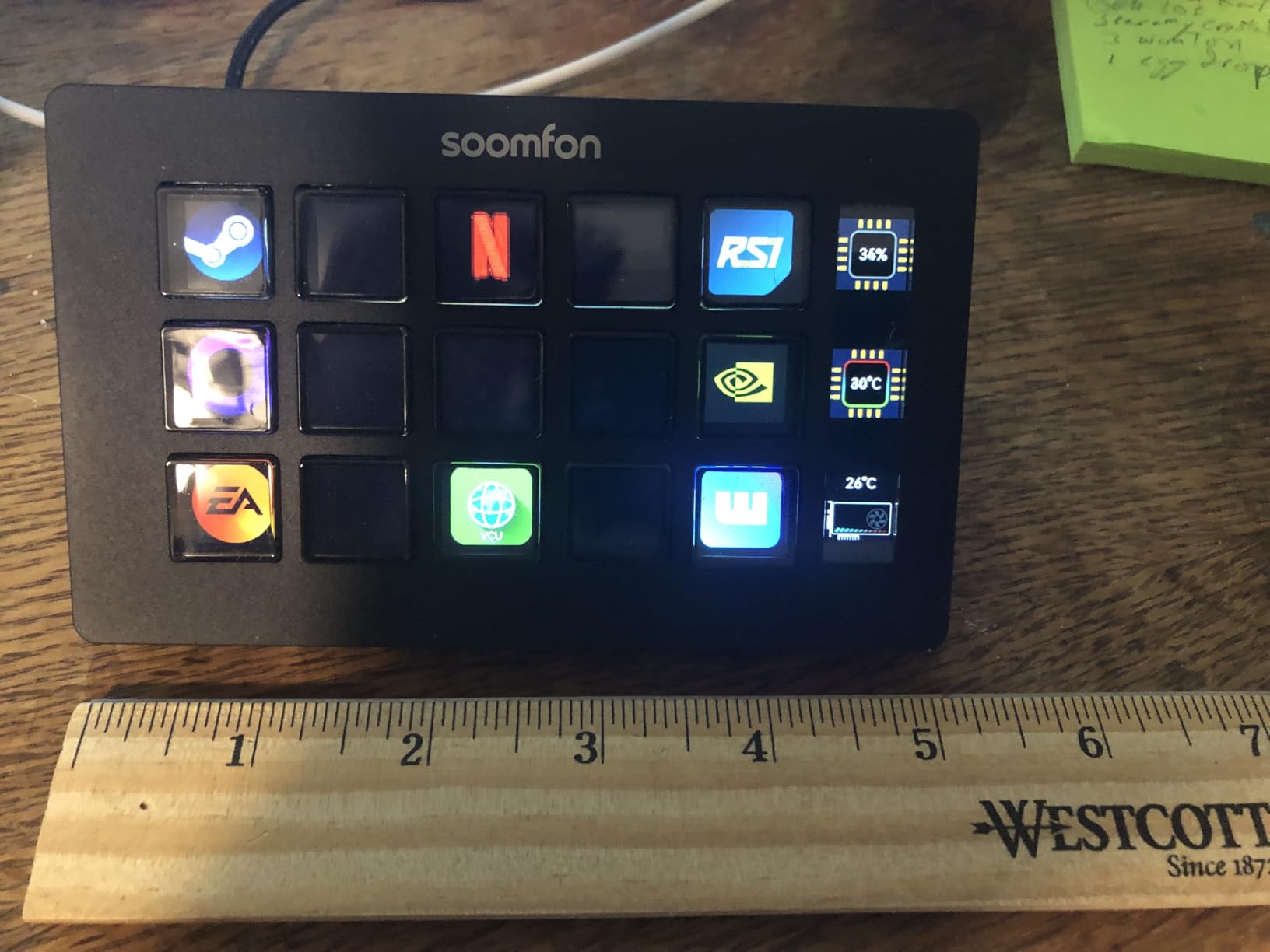 SOOMFON Stream Controller Studio Control Deck 15 Macro Keys and Dashboard customer photo 2