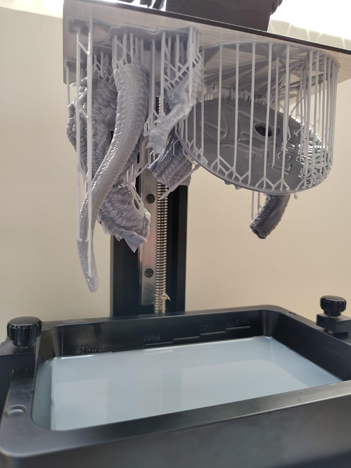 ANYCUBIC Upgraded Standard 3D Printer Resin, 405nm SLA Fast UV-Curing Resin, High Precision & Rapid Photopolymer for 8K Capable LCD/DLP/SLA 3D Printing (Clear+Clear, 2kg) customer photo 2