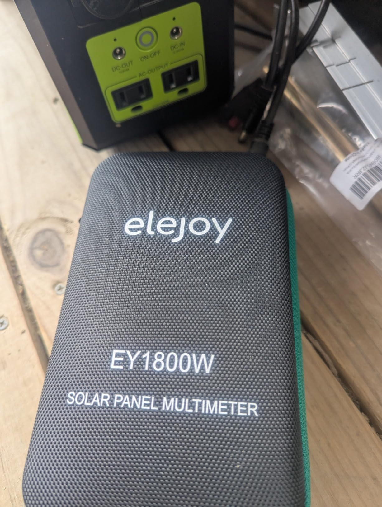 EY-1800W Solar Panel Tester MPPT Photovoltaic Panel Multimeter, Upgraded Measuring Range (5~1800W, 20~120V, 0~60A), Smart MPPT Tools for Testing Solar PV Panel Data and Troubleshooting customer photo 2