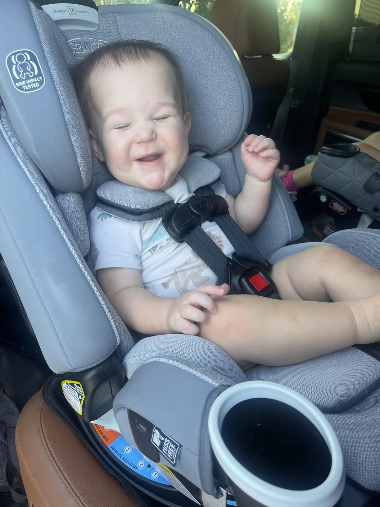 Graco 4Ever DLX Slim 4-in-1 Convertible Car Seat, Thompson customer photo 2