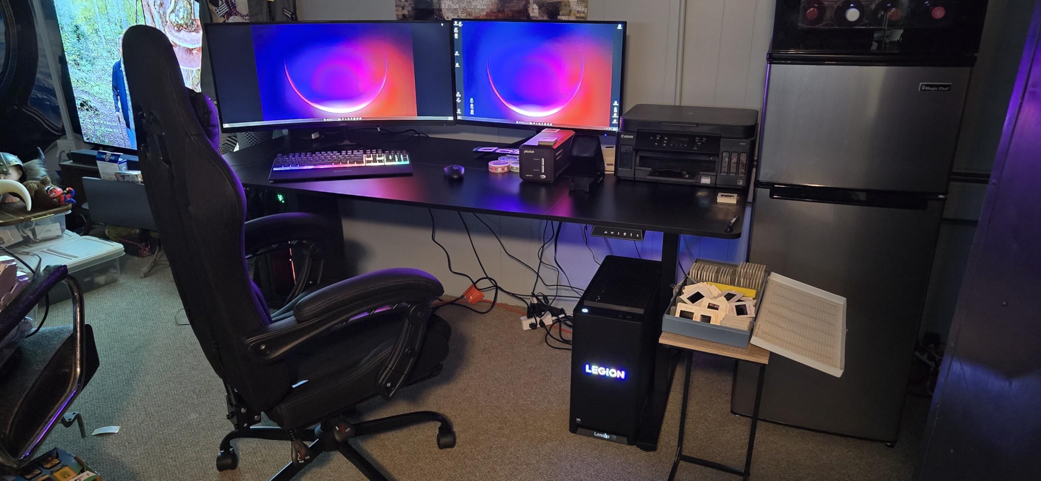 79''x31''Large Standing Desk Electric Adjustable for Home Office customer photo 2