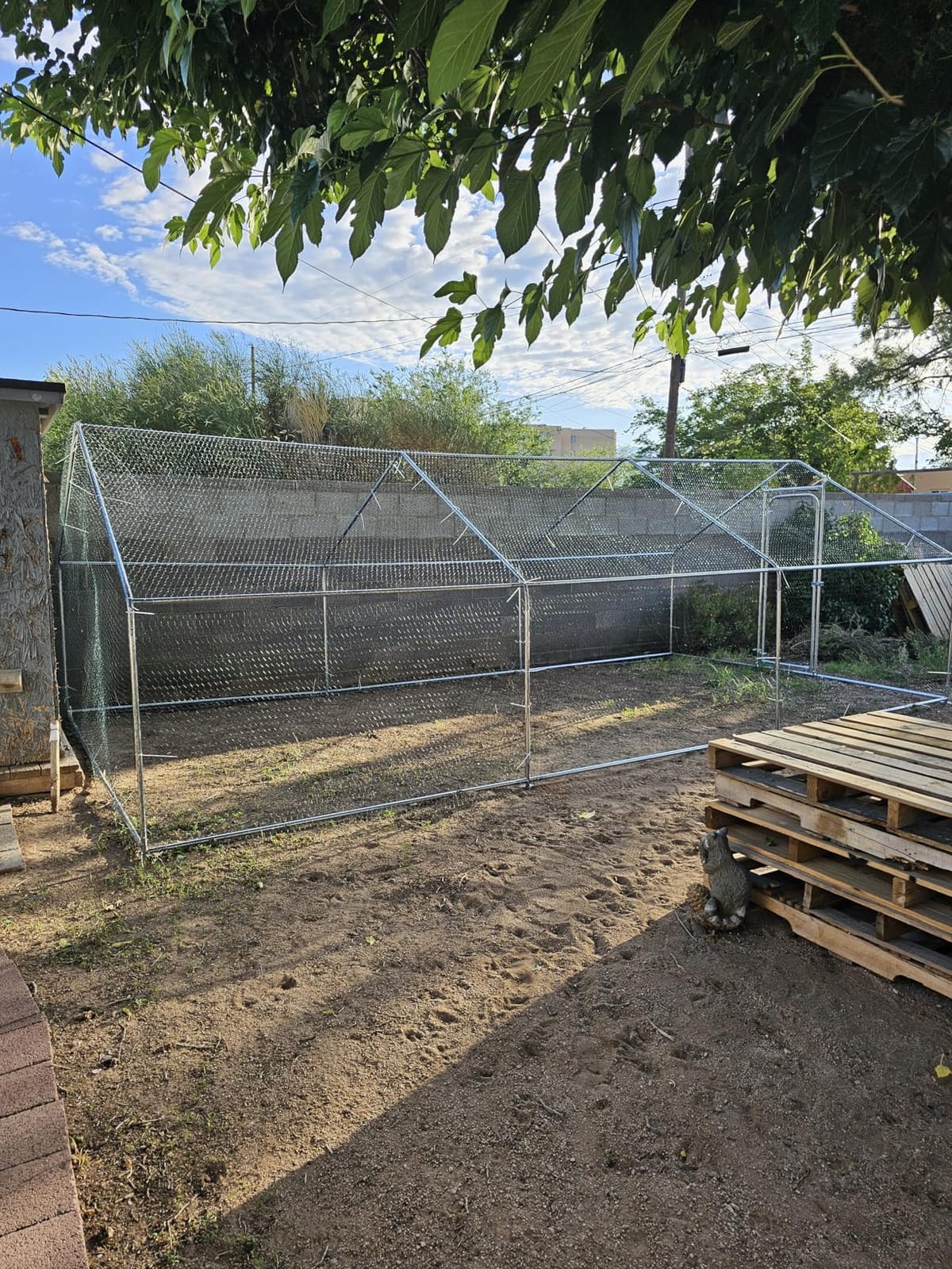 Metal Large Chicken Coop for 20-25 Chickens, Portable, Walk-in Chicken Run, Chicken Pen Outdoor W/Cover, Waterproof & Anti-UV, 13.1' D x 9.8' W x 6.4' H, Wire Mesh Poultry Cage for Yard customer photo 2