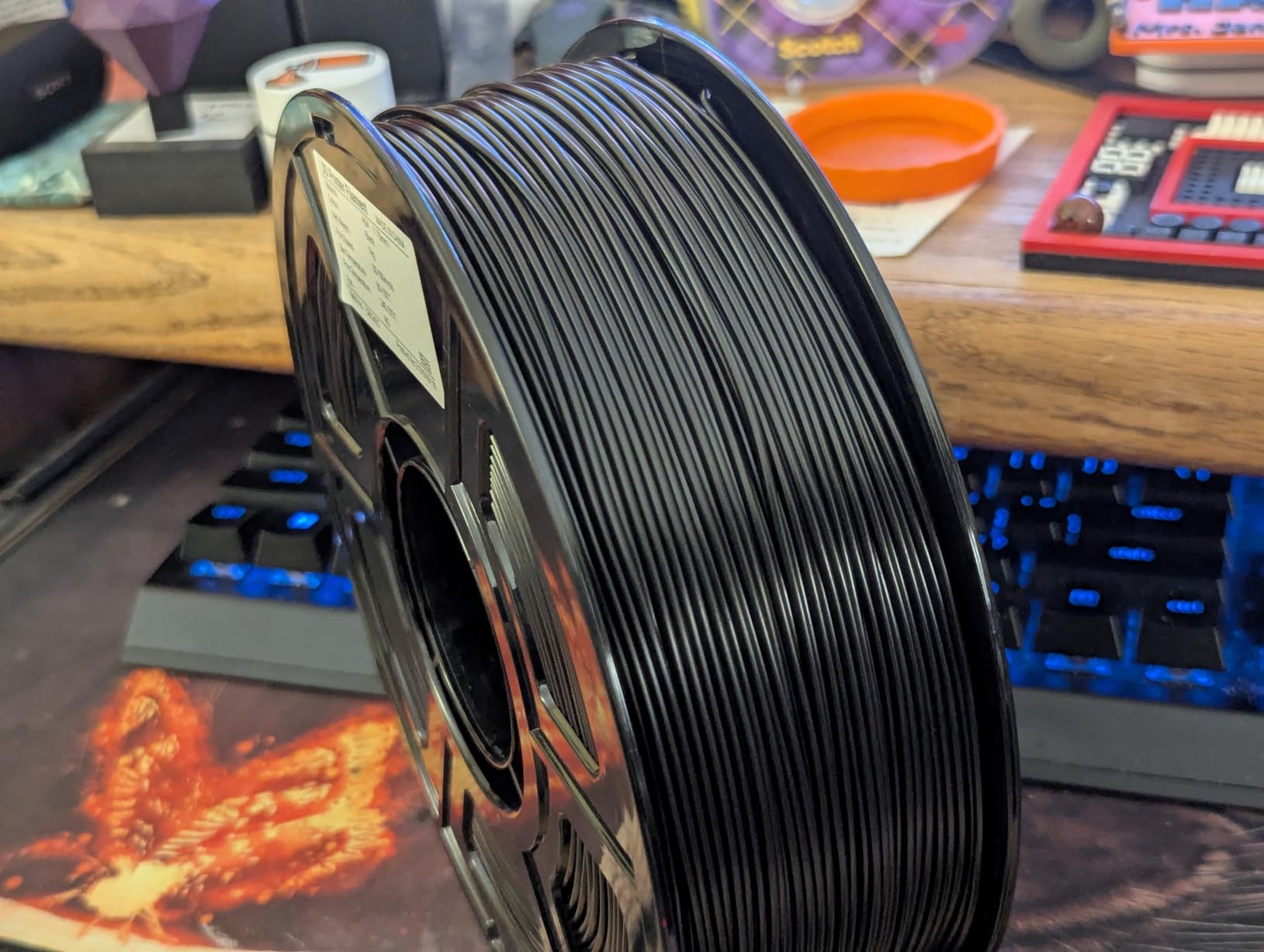 iSANMATE Carbon Fiber ASA Filament 1.75mm,UV/Rain/Heat Resistant Tough 3D Printer Filament, ASA CF Perfect for Outdoor Functional Parts, Dimensional Accuracy +/- 0.02mm, 1kg Spool (2.2lbs) customer photo 1