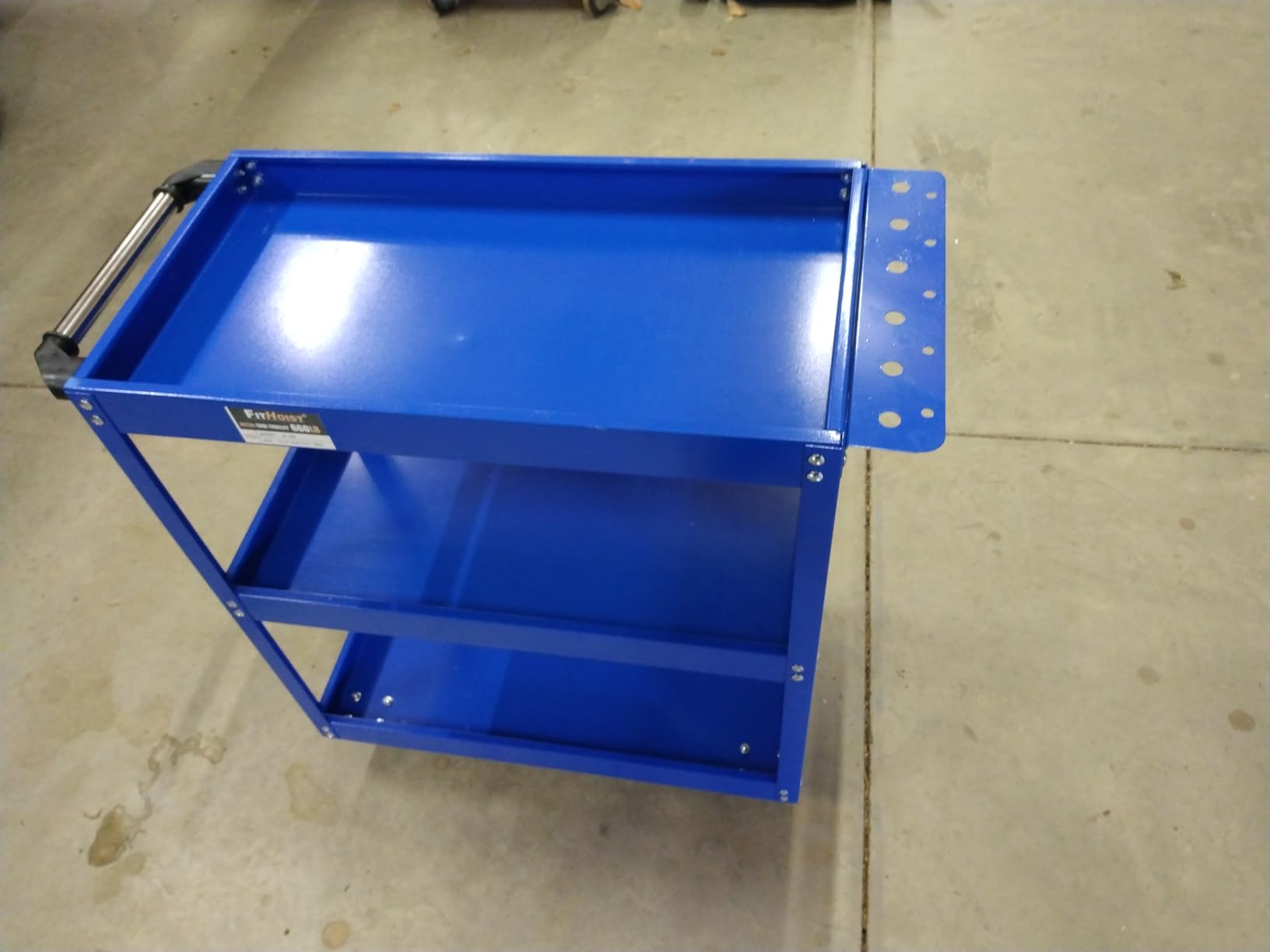 3-Tier Rolling Tool Cart, Thickened 440LBS Metal Mechanic Tool Cart on Wheels, Heavy Duty Rolling Carts with Wheels, Utility Service Carts for Mechanics Garage Warehouse Workshop Repair Shop customer photo 2